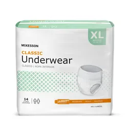 McKesson Classic Light Absorbency Incontinence Underwear, Extra Large