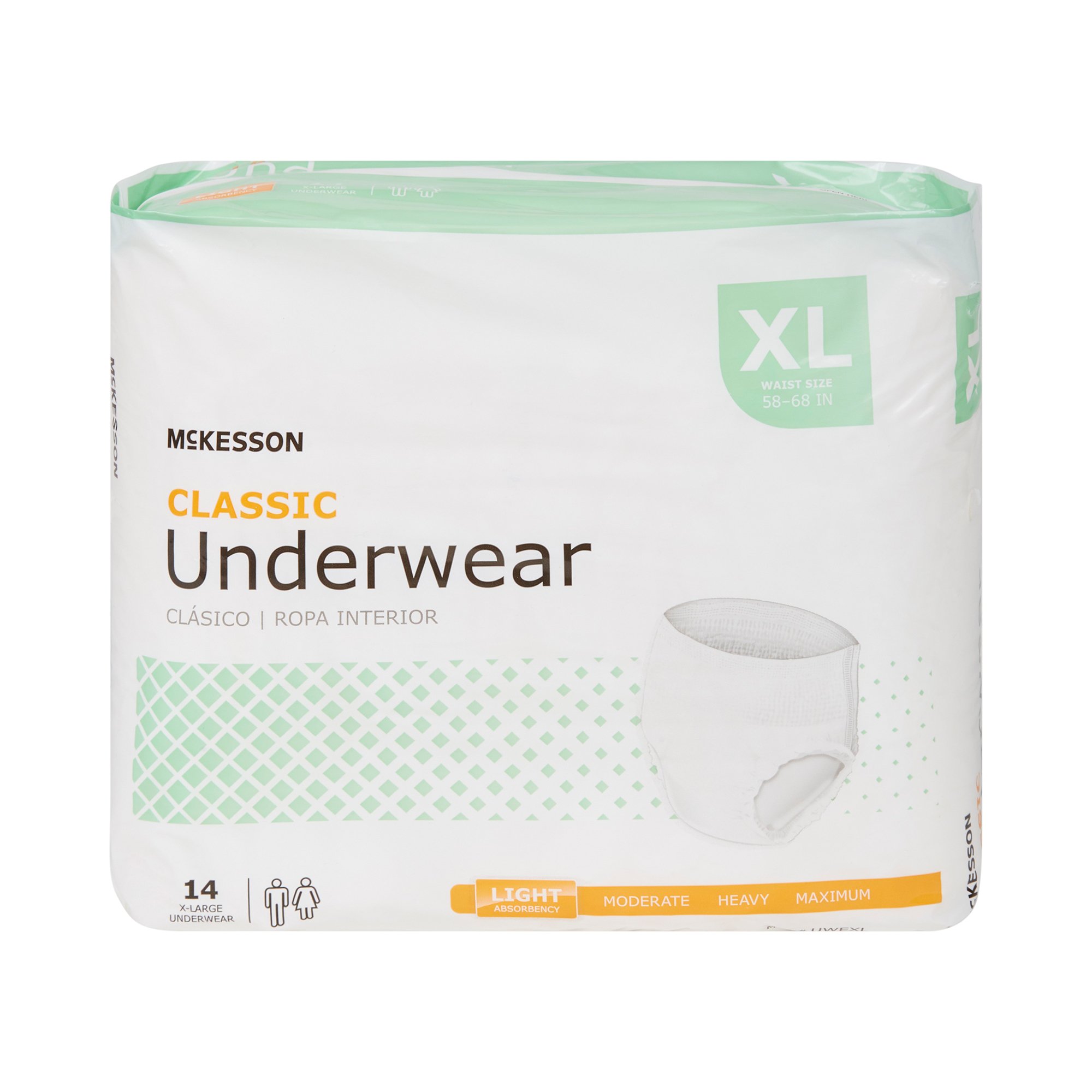McKesson Classic Light Absorbency Incontinence Underwear, Extra Large - Image 4