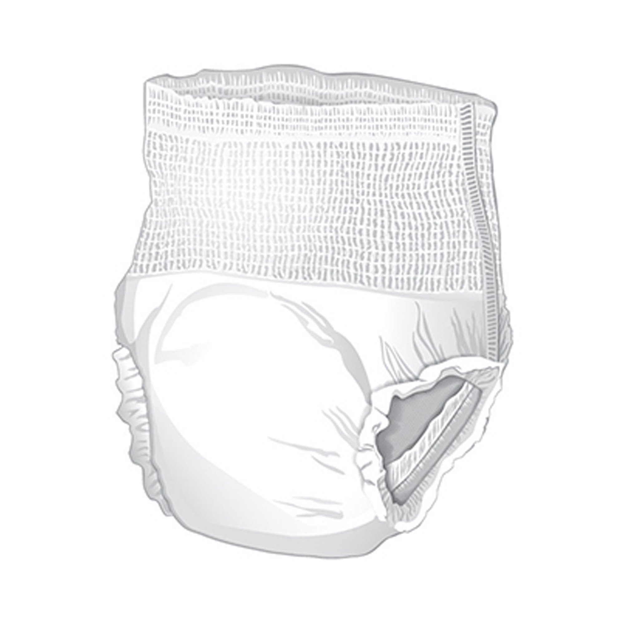 McKesson Classic Light Absorbency Incontinence Underwear, Large - Image 2