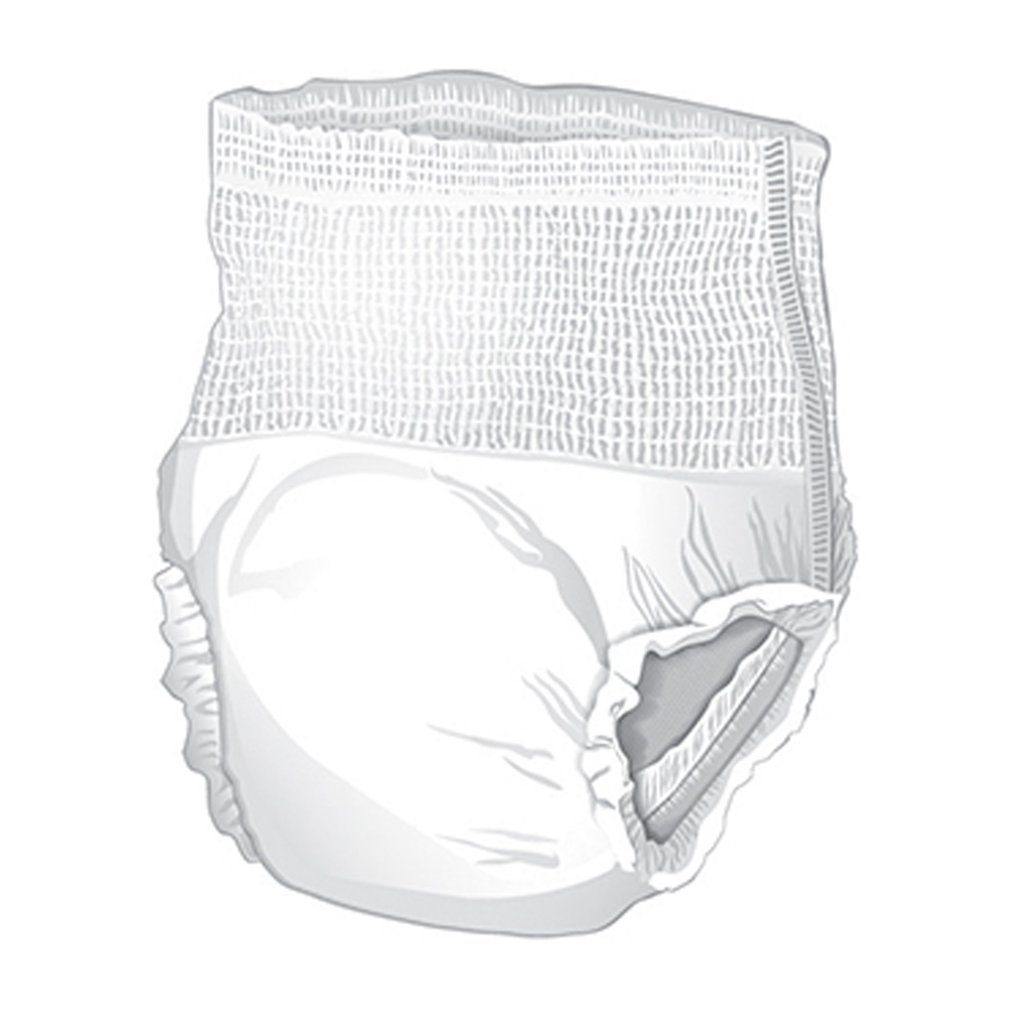 McKesson Classic Light Absorbency Incontinence Underwear, Medium - Image 2