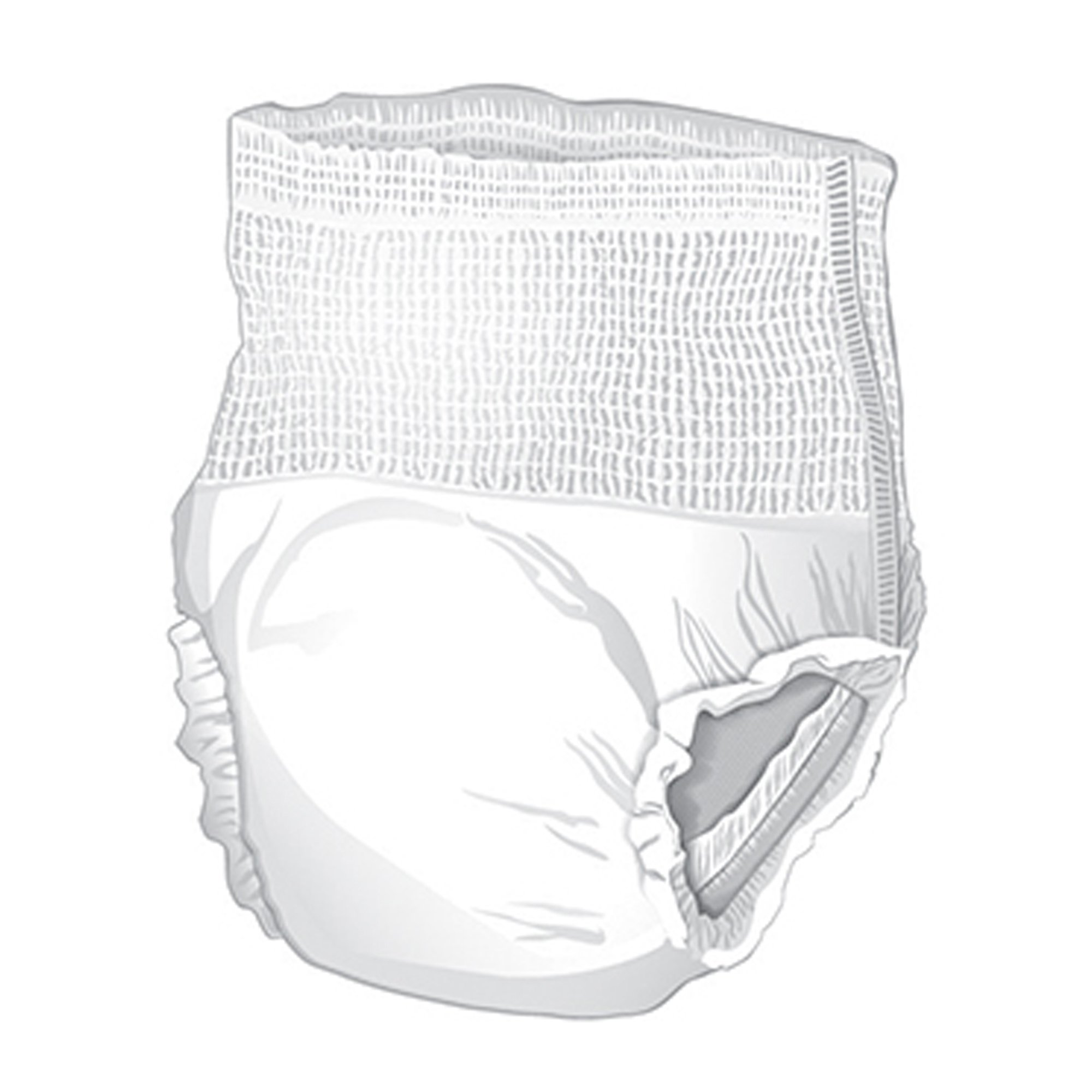 McKesson Extended Wear Maximum Absorbency Underwear, Extra Large - Image 2