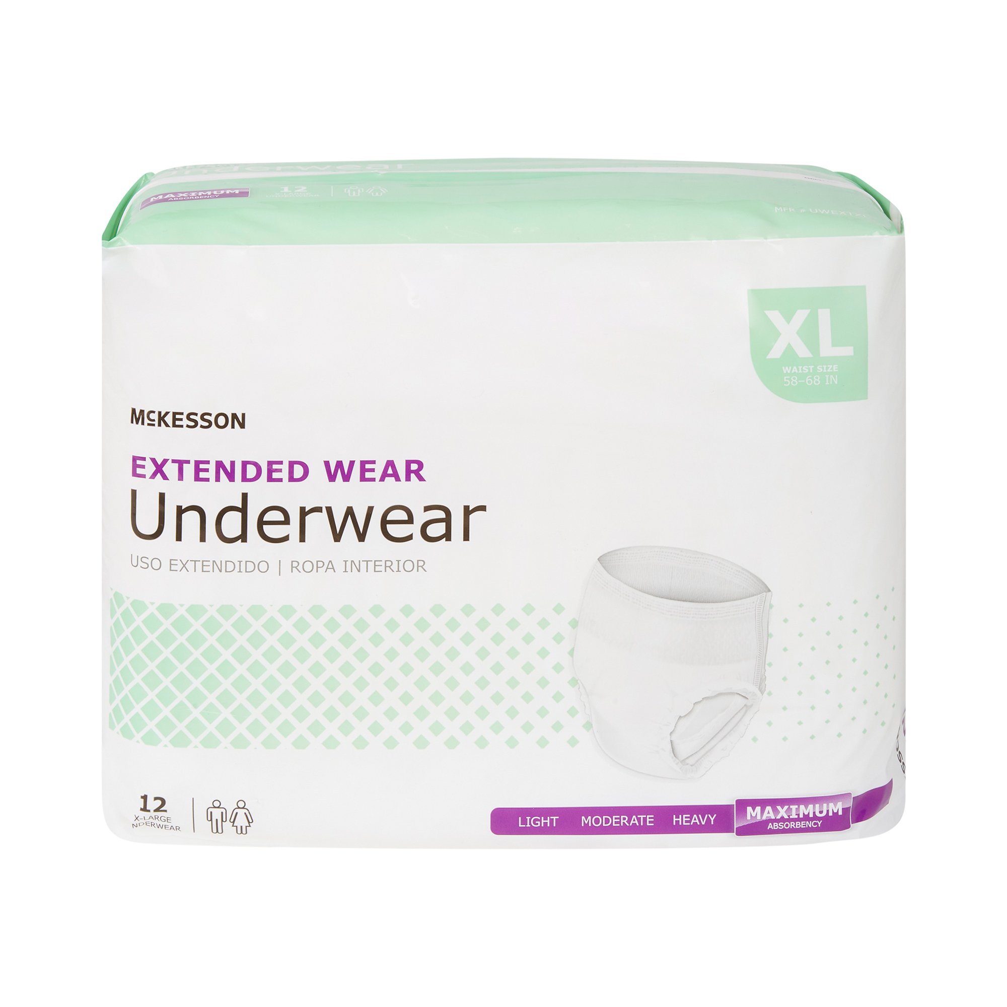 McKesson Extended Wear Maximum Absorbency Underwear, Extra Large - Image 5