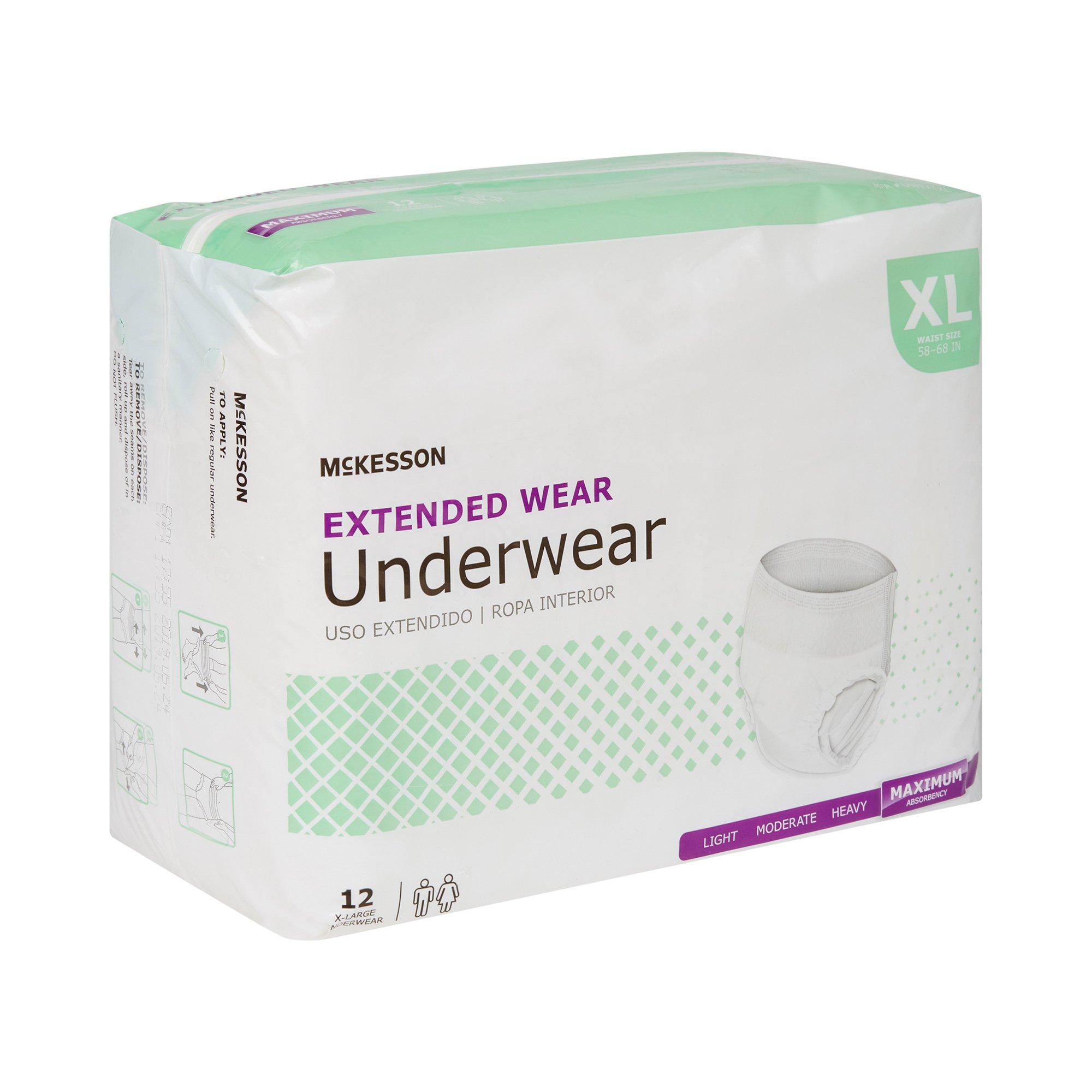 McKesson Extended Wear Maximum Absorbency Underwear, Extra Large - Image 6