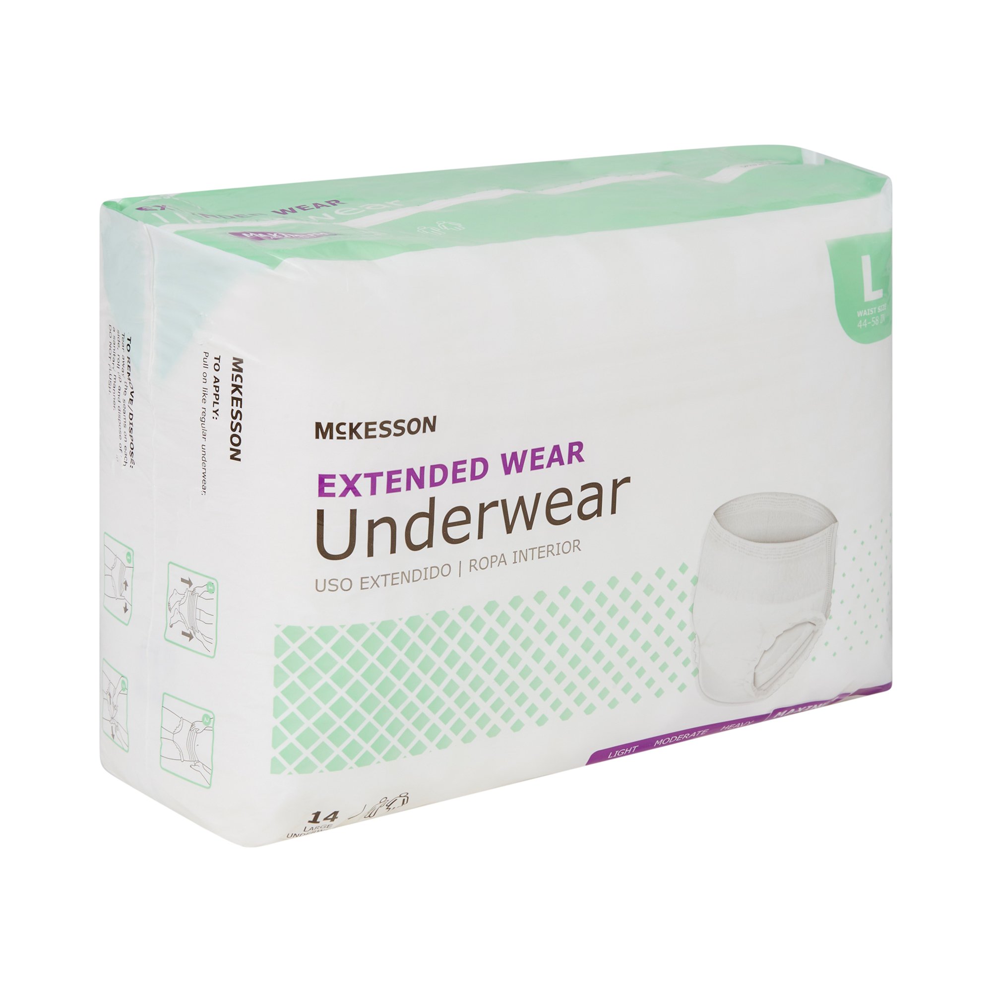 McKesson Extended Wear Maximum Absorbency Underwear, Large - Image 6