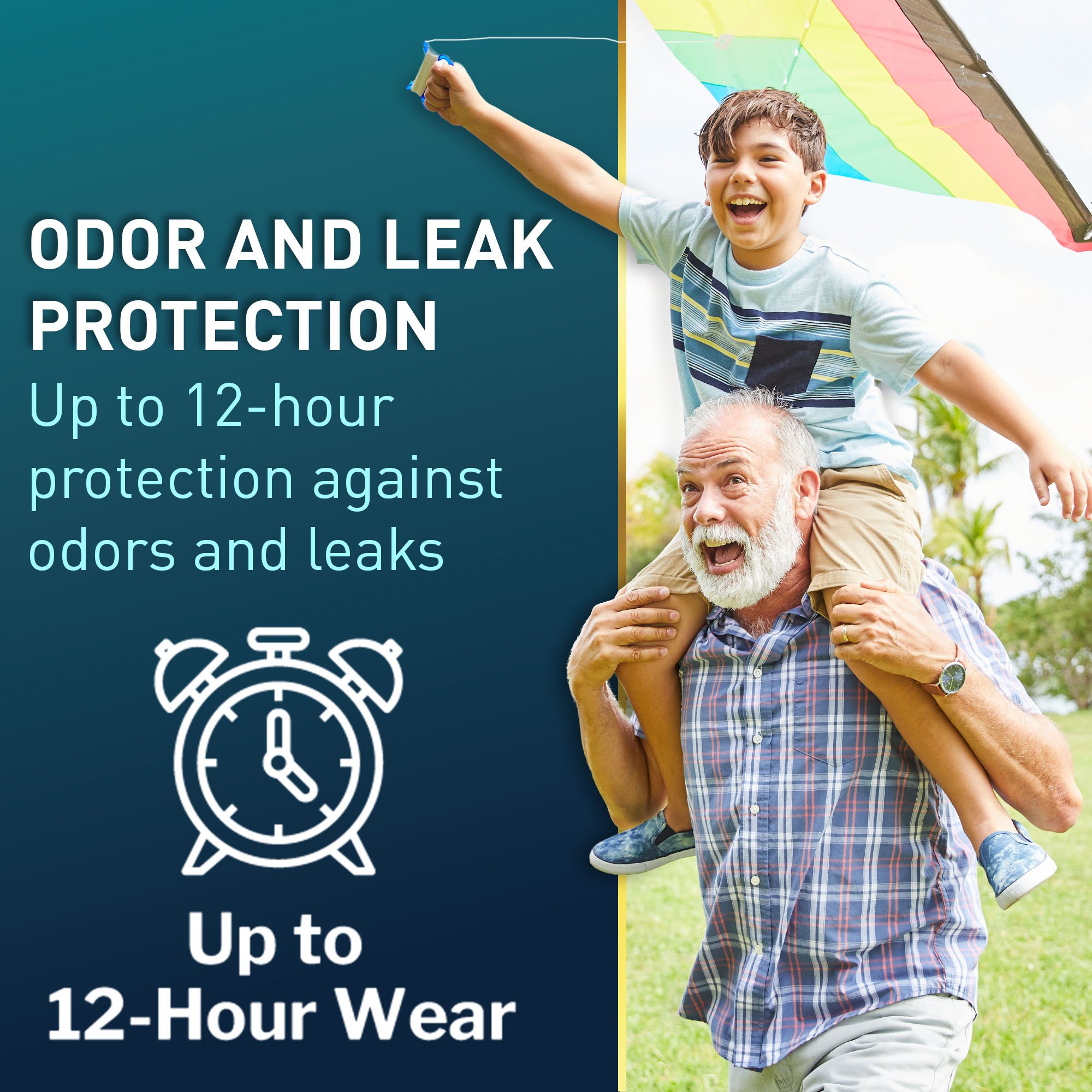 McKesson Premium Discreet Underwear for Men, Maximum Absorbency, Large - Image 4