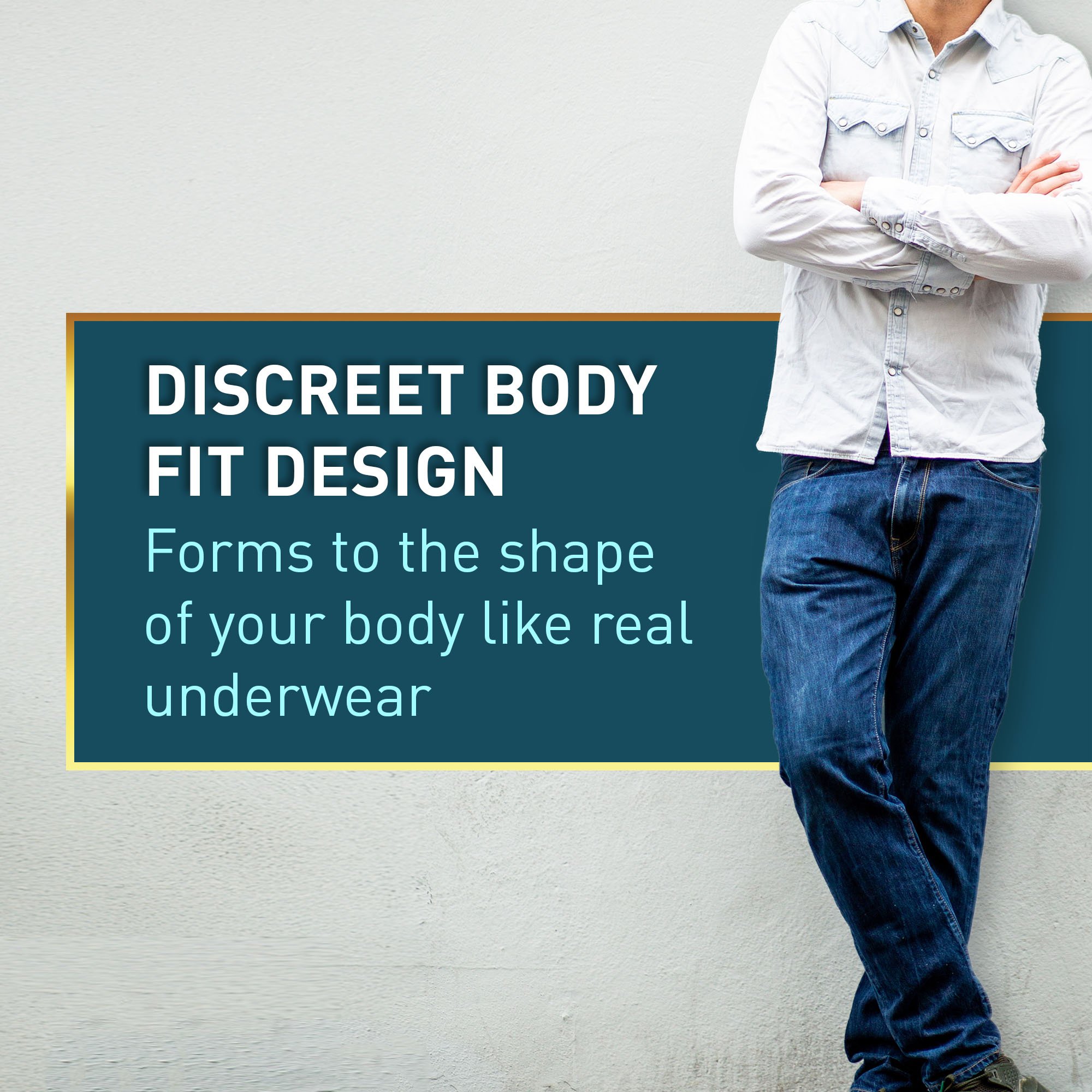 McKesson Premium Discreet Underwear for Men, Maximum Absorbency, Large - Image 2