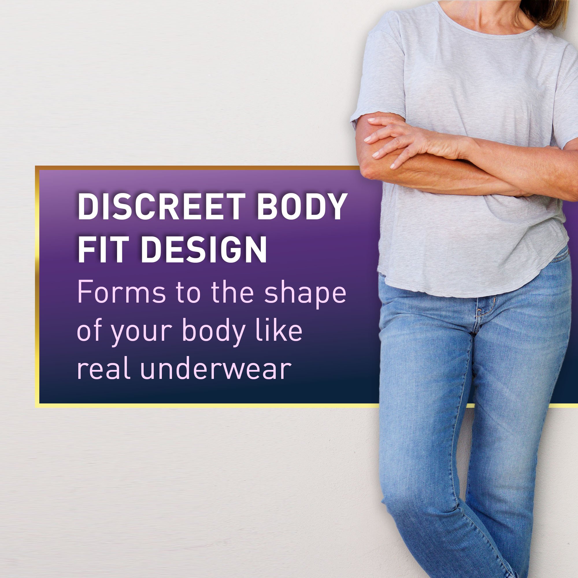 McKesson Premium Discreet Underwear for Women, Maximum Absorbency, Large - Image 2