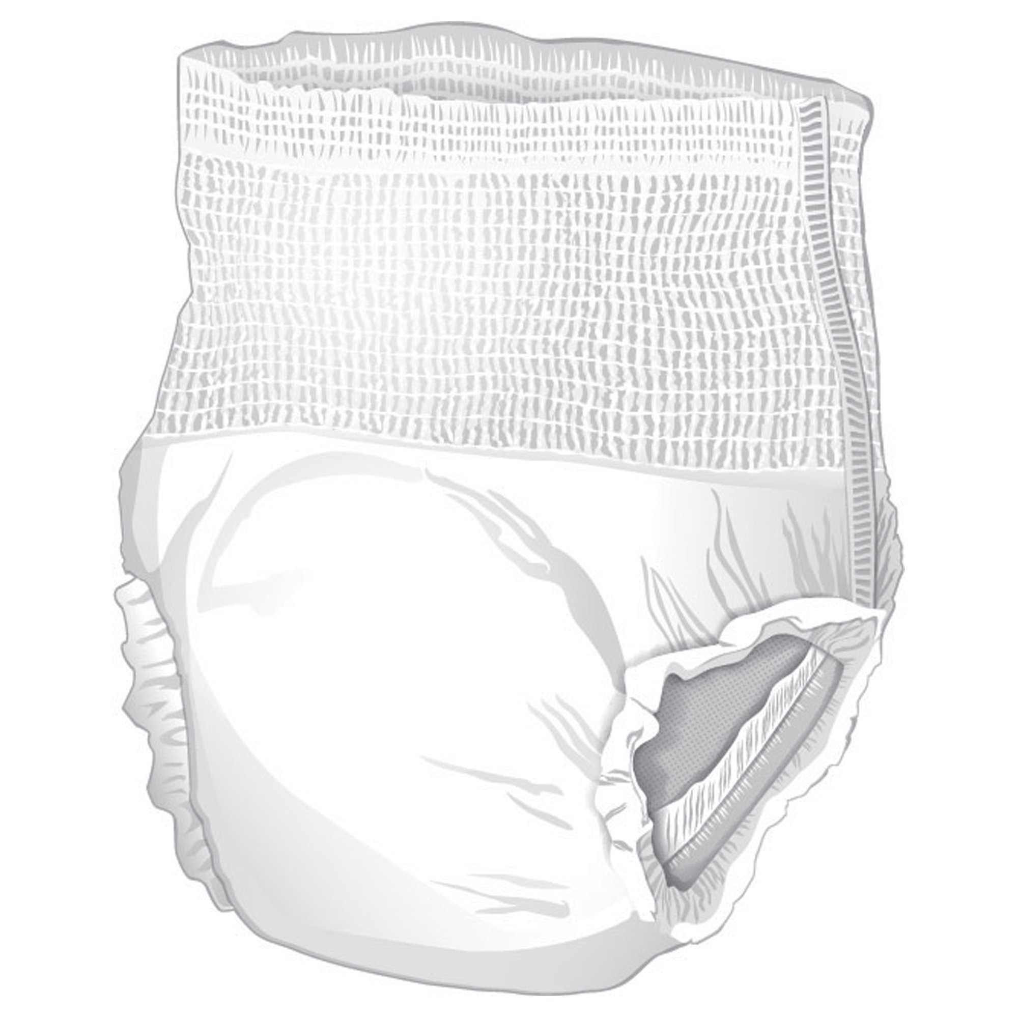 McKesson Super Moderate Absorbency Incontinence Underwear, Extra Large - Image 2