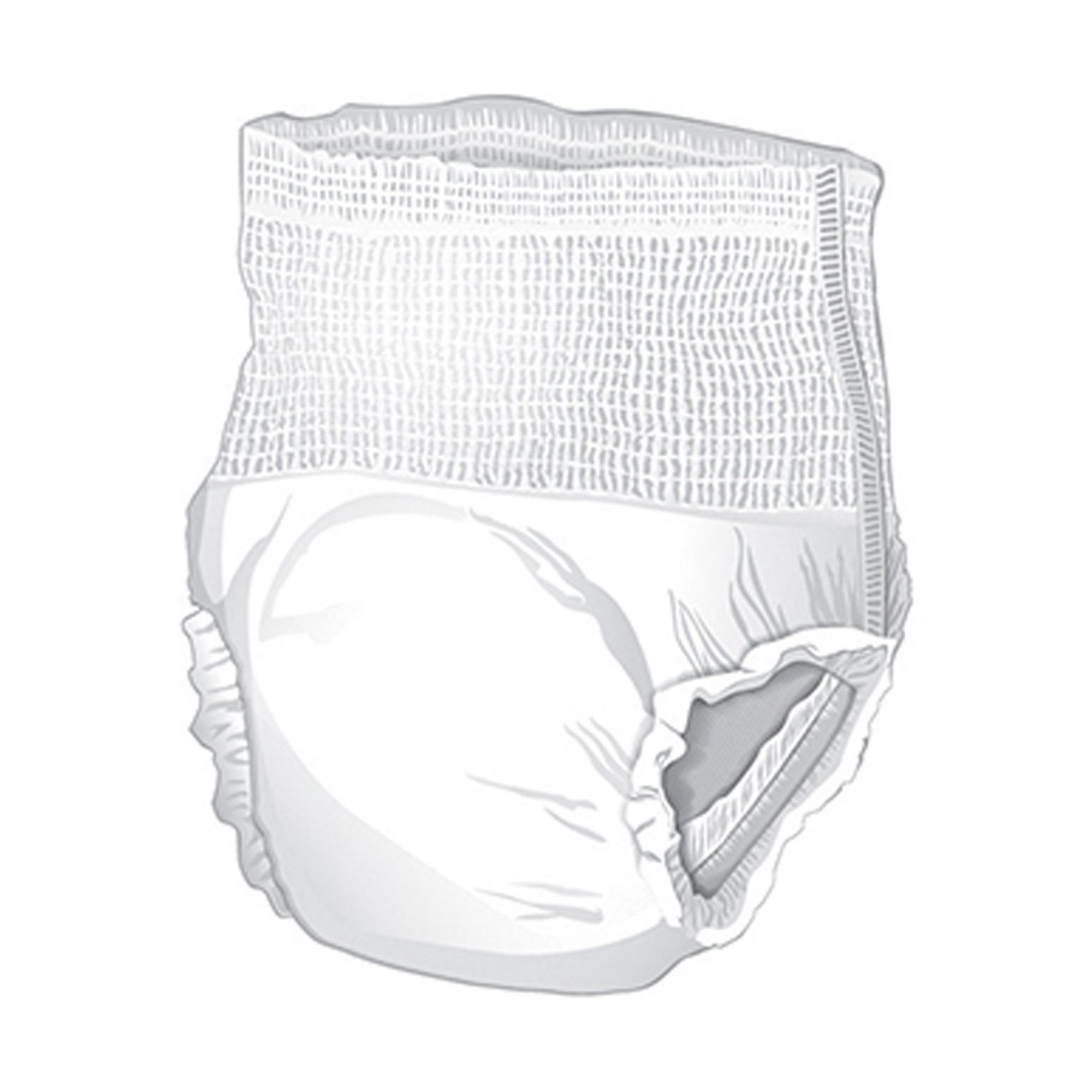 McKesson Super Moderate Absorbency Incontinence Underwear, Large - Image 2
