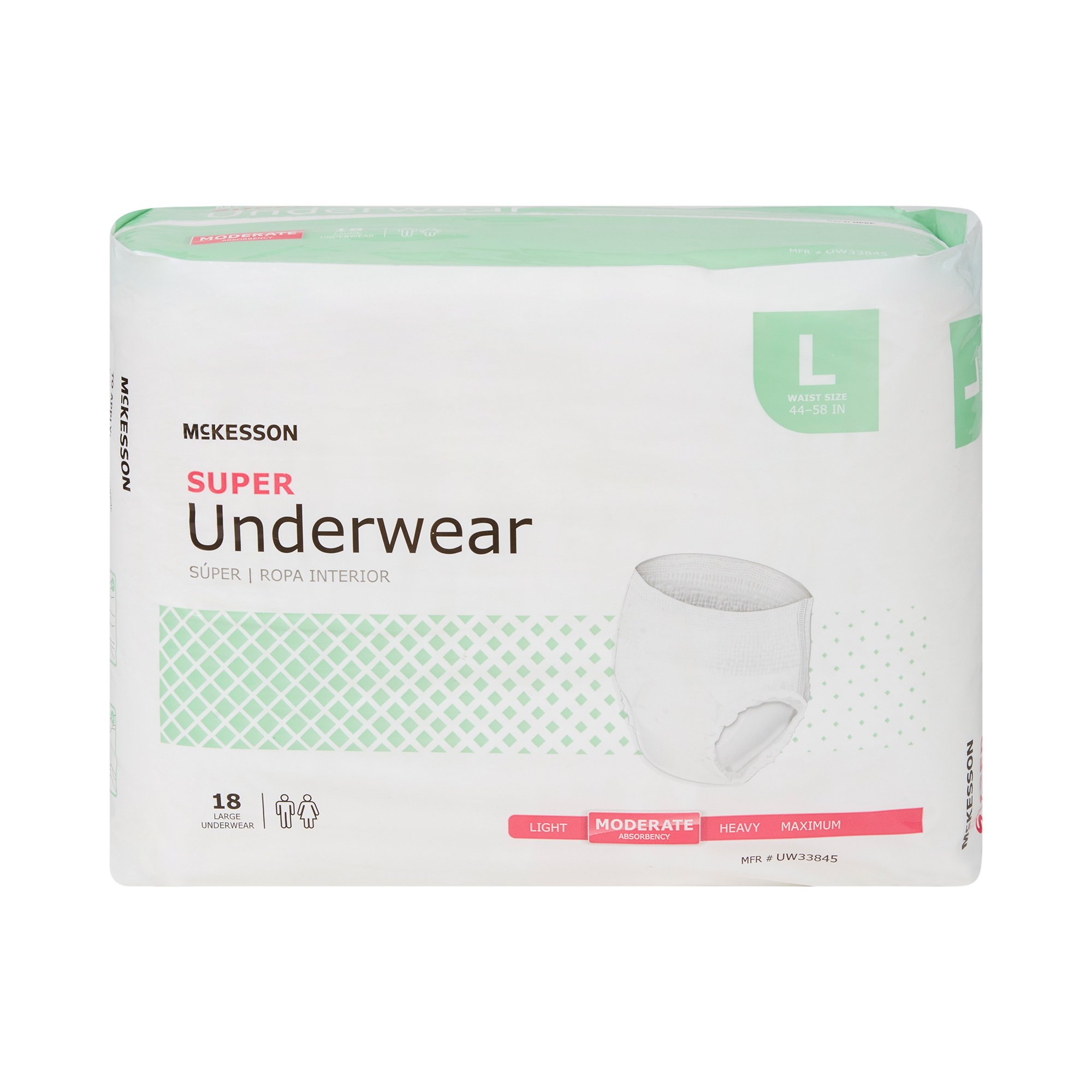 McKesson Super Moderate Absorbency Incontinence Underwear, Large - Image 5