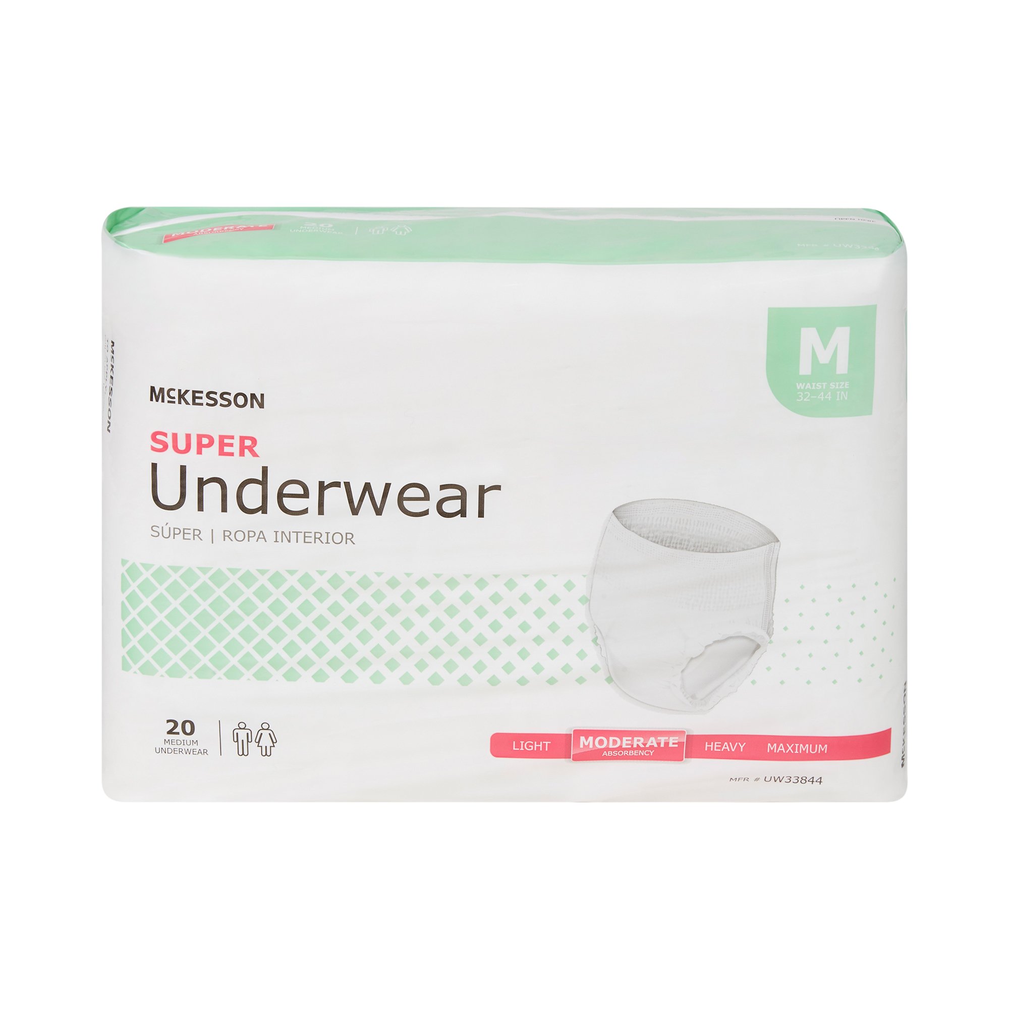 McKesson Super Moderate Absorbency Incontinence Underwear, Medium - Image 5