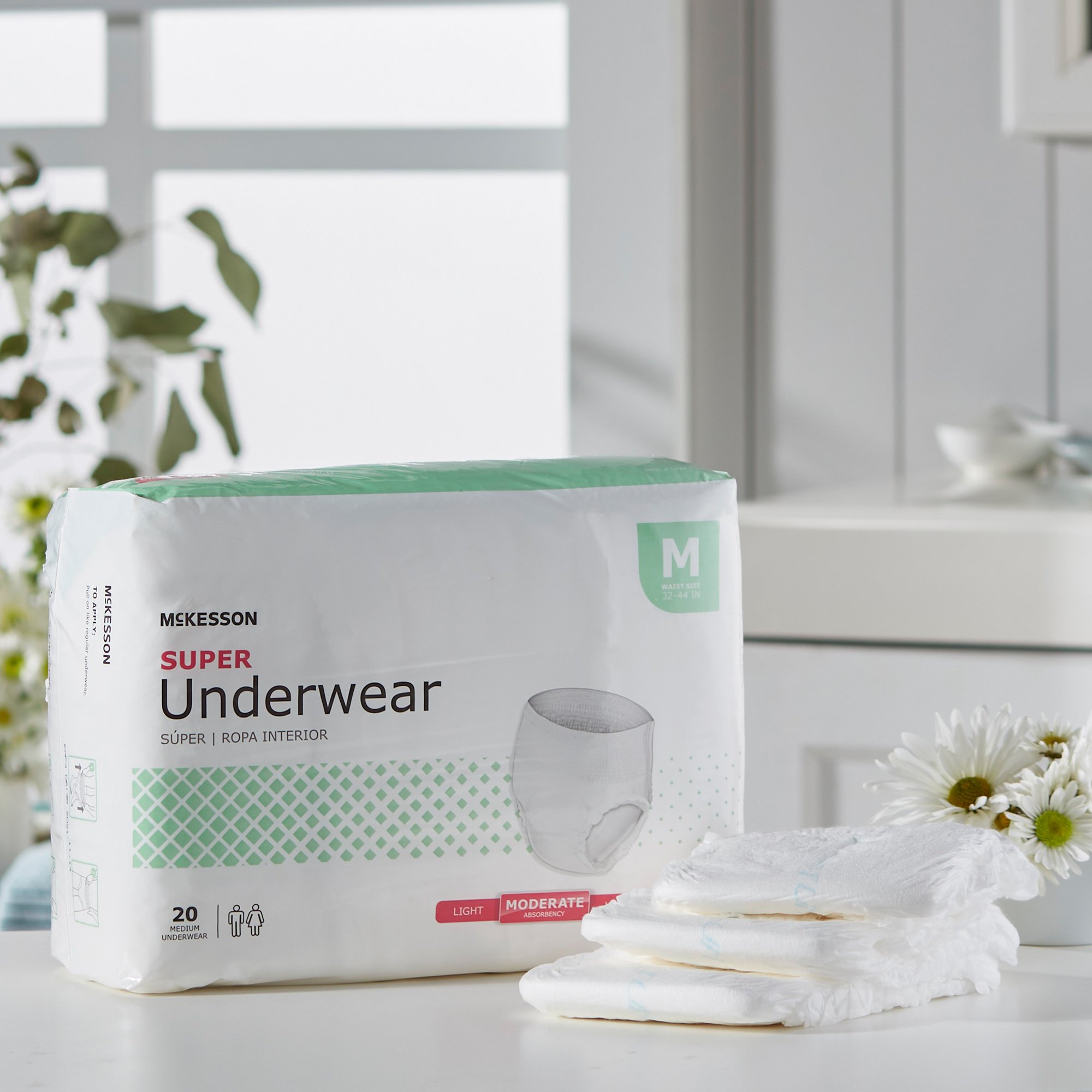 McKesson Super Moderate Absorbency Incontinence Underwear, Medium - Image 7