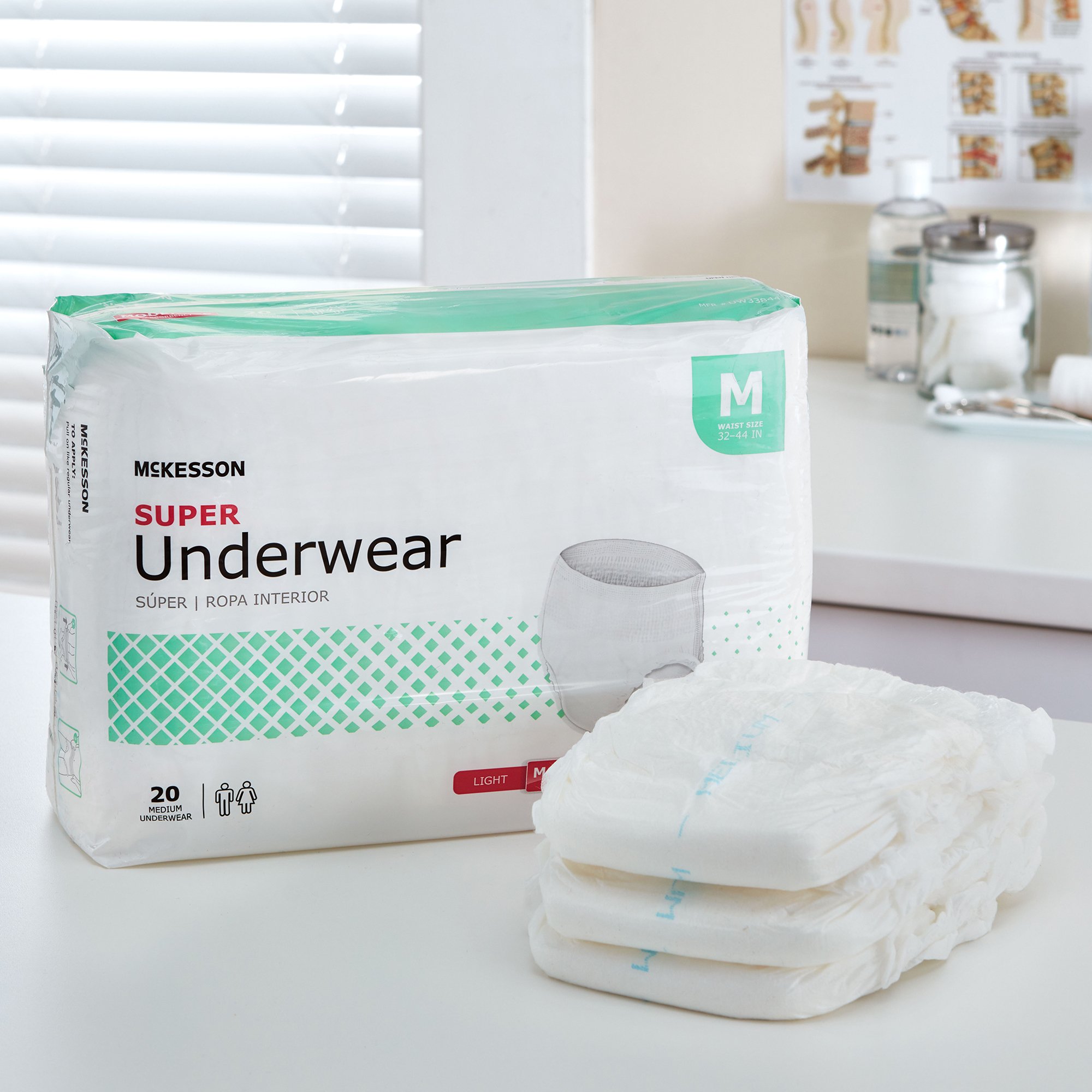 McKesson Super Moderate Absorbency Incontinence Underwear, Medium - Image 9