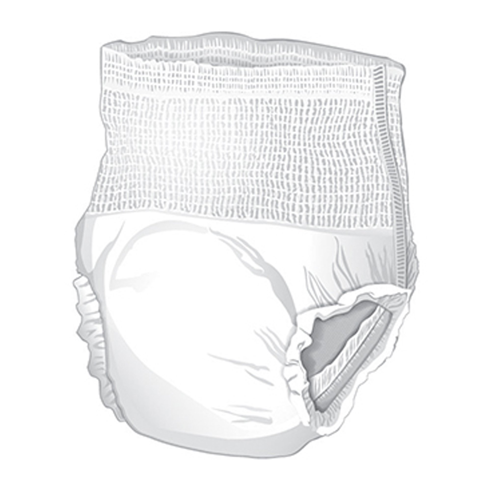 McKesson Super Moderate Absorbency Incontinence Underwear, Small - Image 3