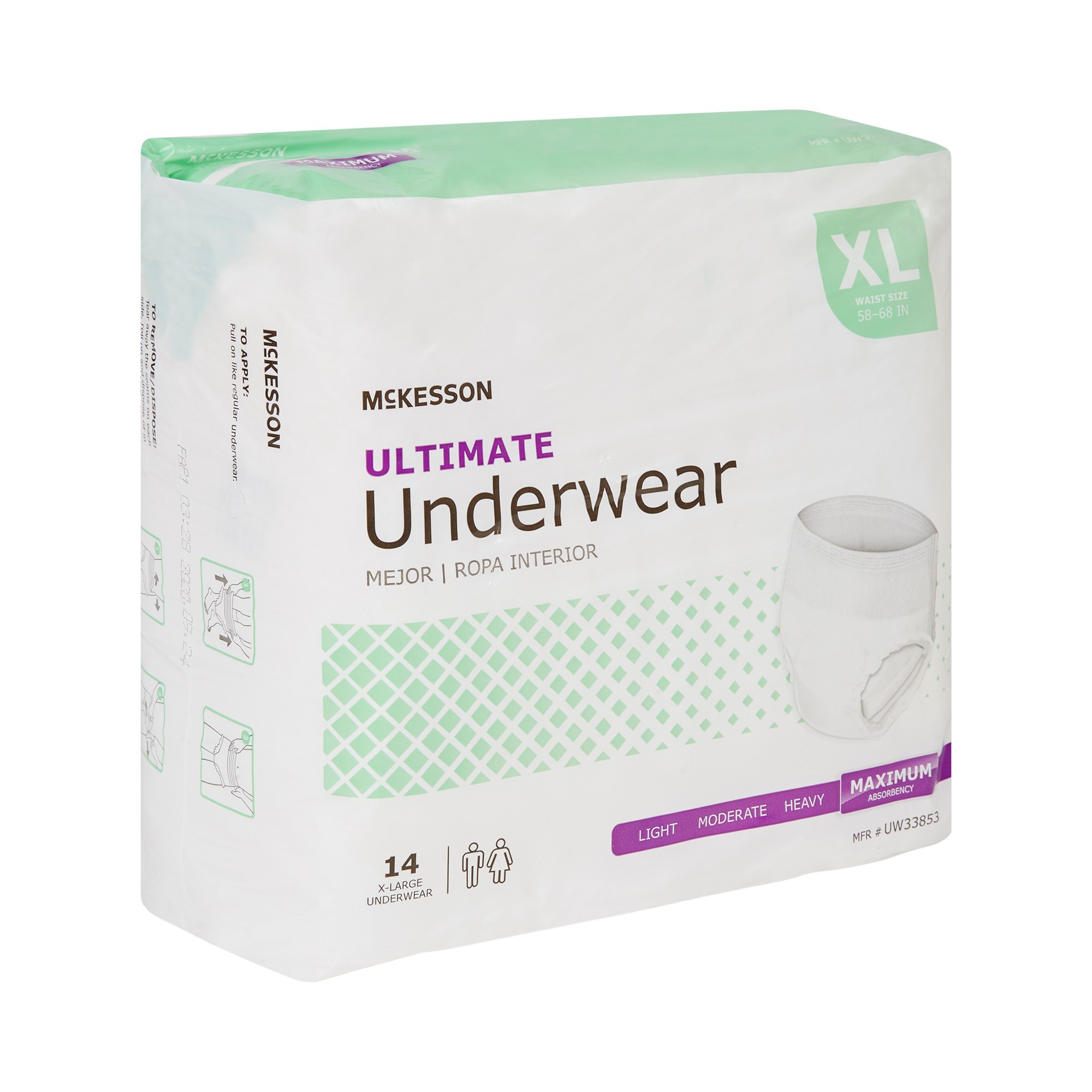McKesson Ultimate Heavy Absorbency Incontinence Underwear, Extra Large - Image 6