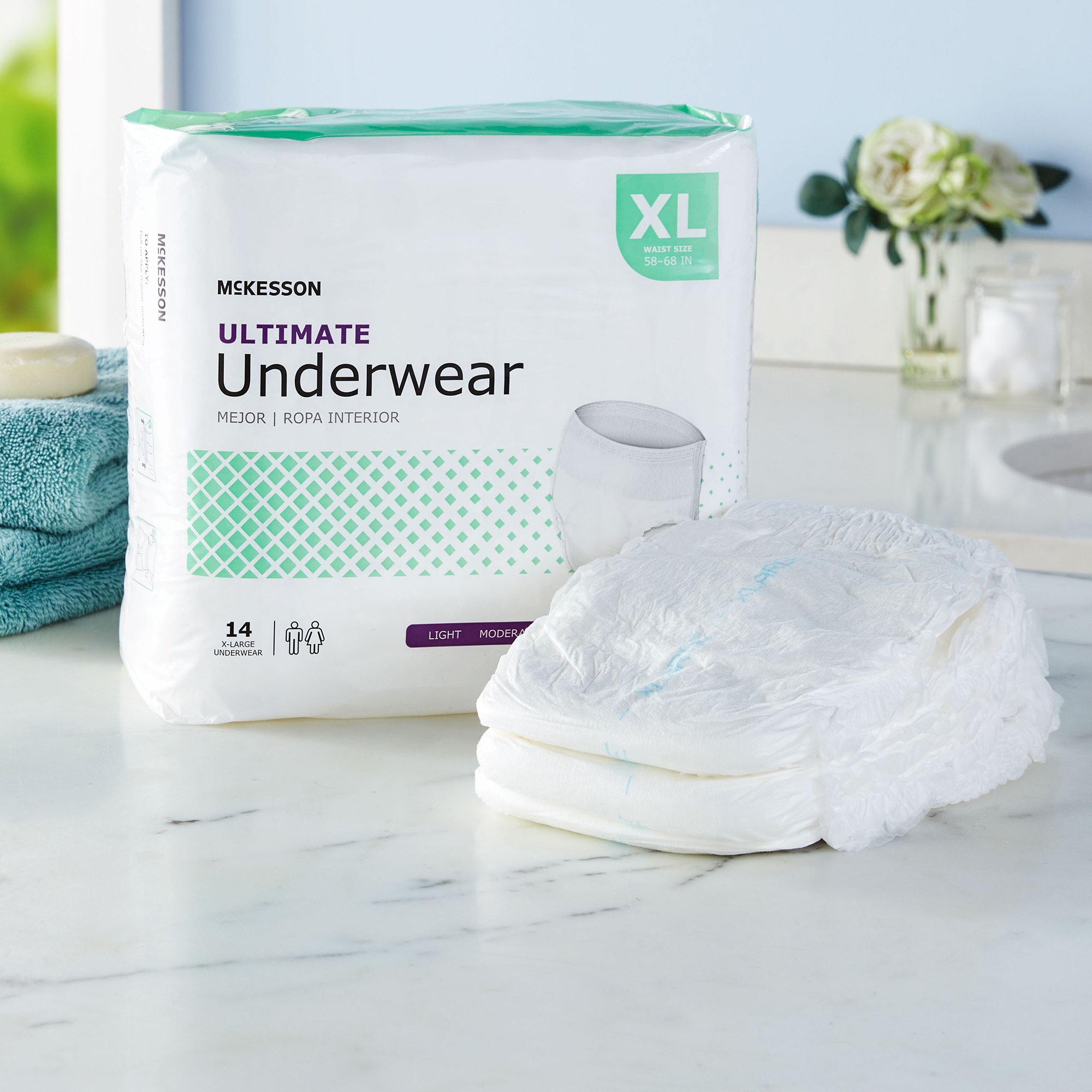 McKesson Ultimate Heavy Absorbency Incontinence Underwear, Extra Large - Image 8