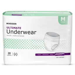 McKesson Ultimate Heavy Absorbency Incontinence Underwear, Medium