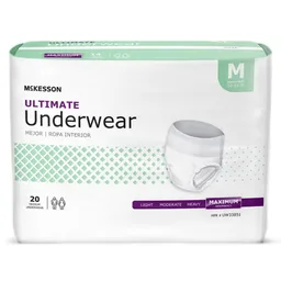 McKesson Ultimate Heavy Absorbency Incontinence Underwear, Medium