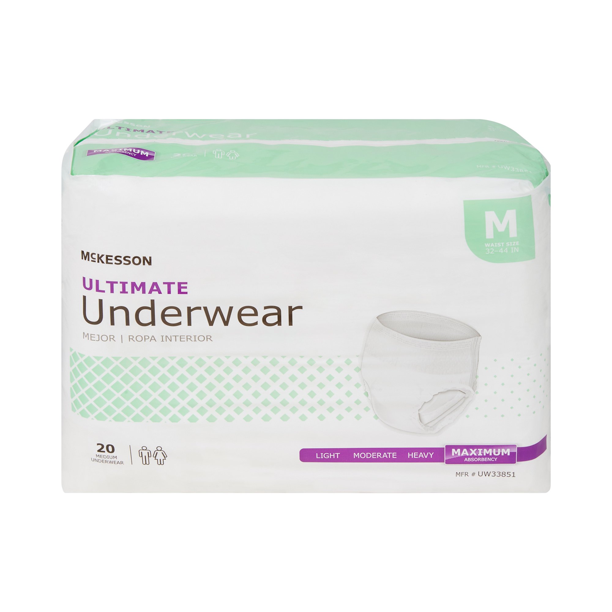 McKesson Ultimate Heavy Absorbency Incontinence Underwear, Medium - Image 5