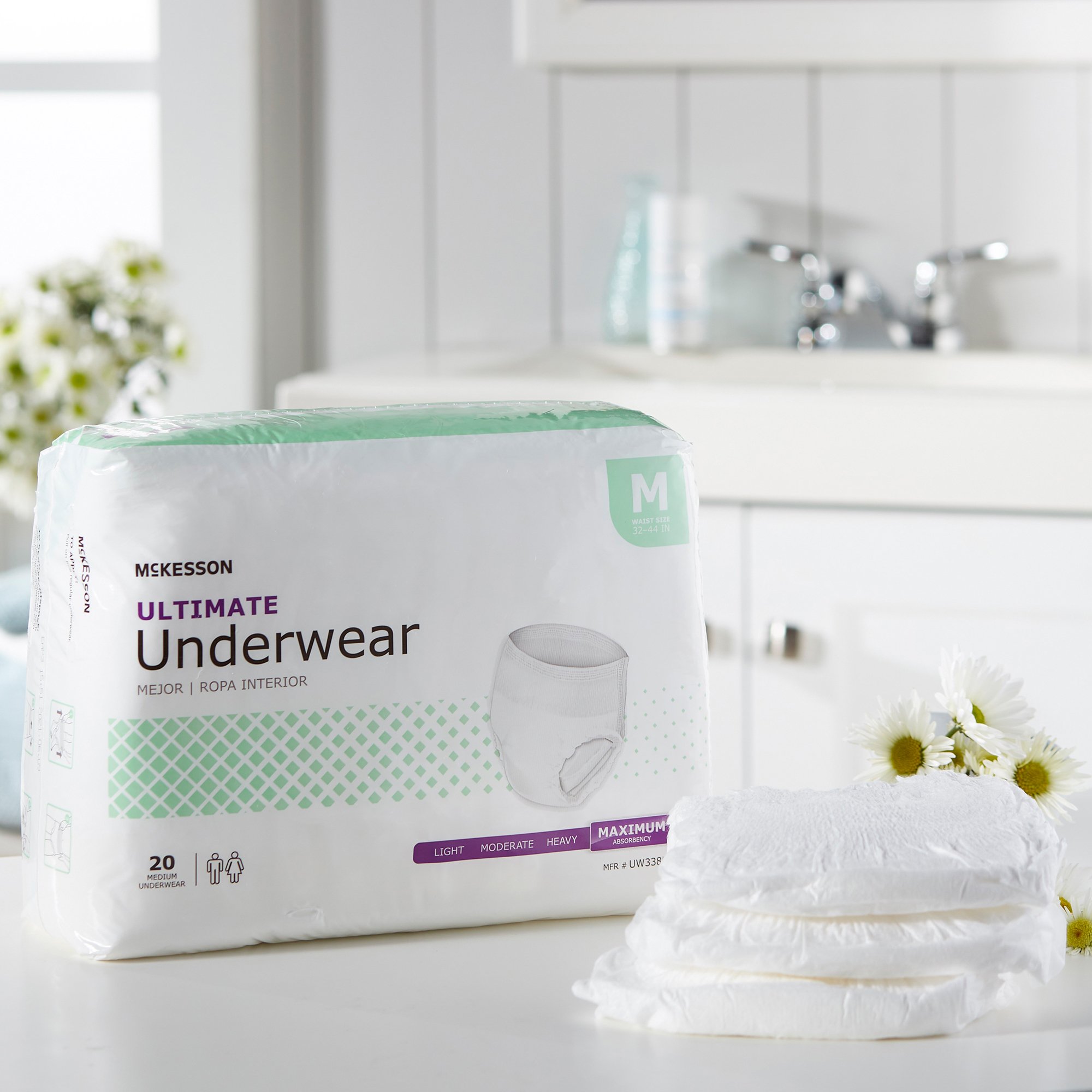 McKesson Ultimate Heavy Absorbency Incontinence Underwear, Medium - Image 7