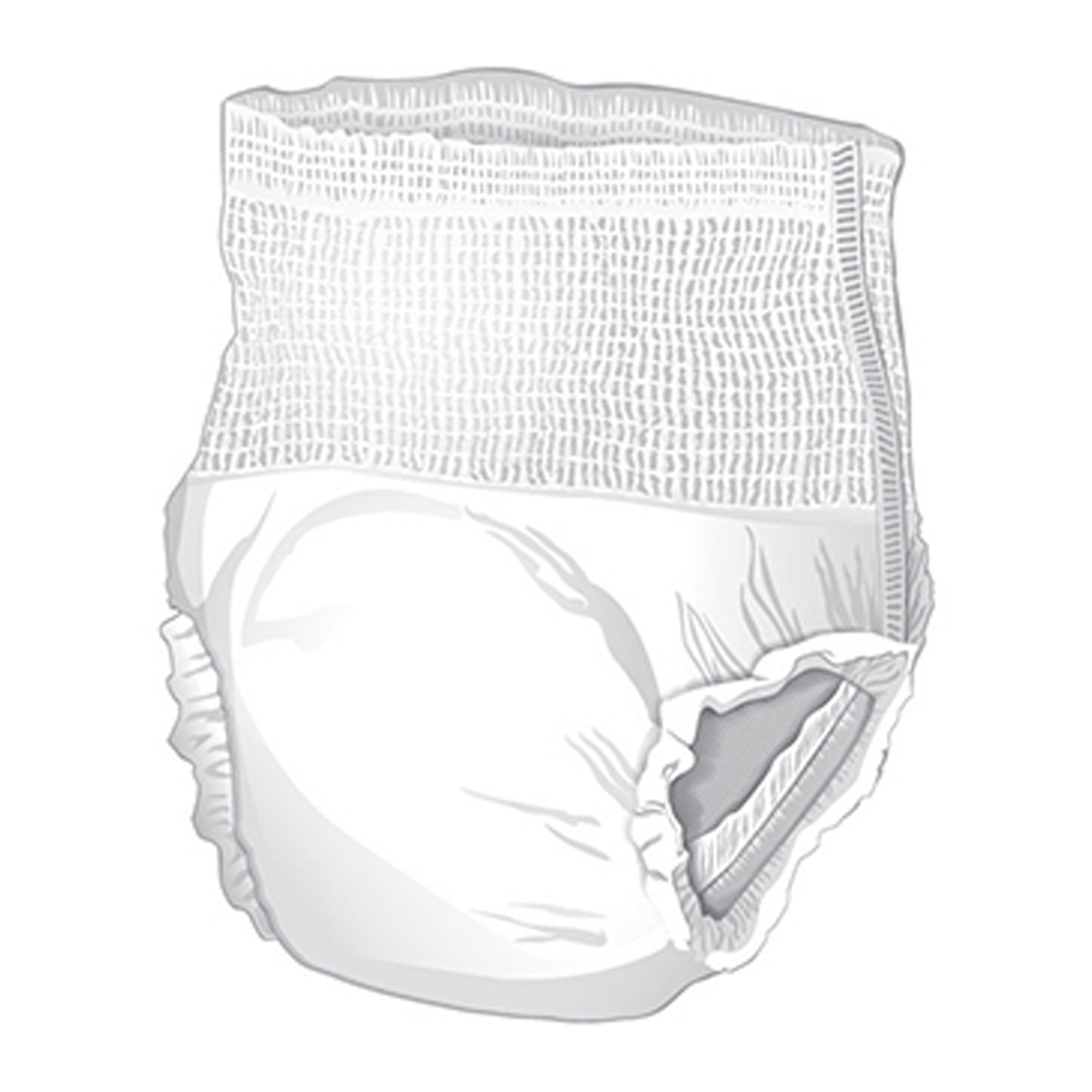 McKesson Ultimate Heavy Absorbency Incontinence Underwear, Medium - Image 2