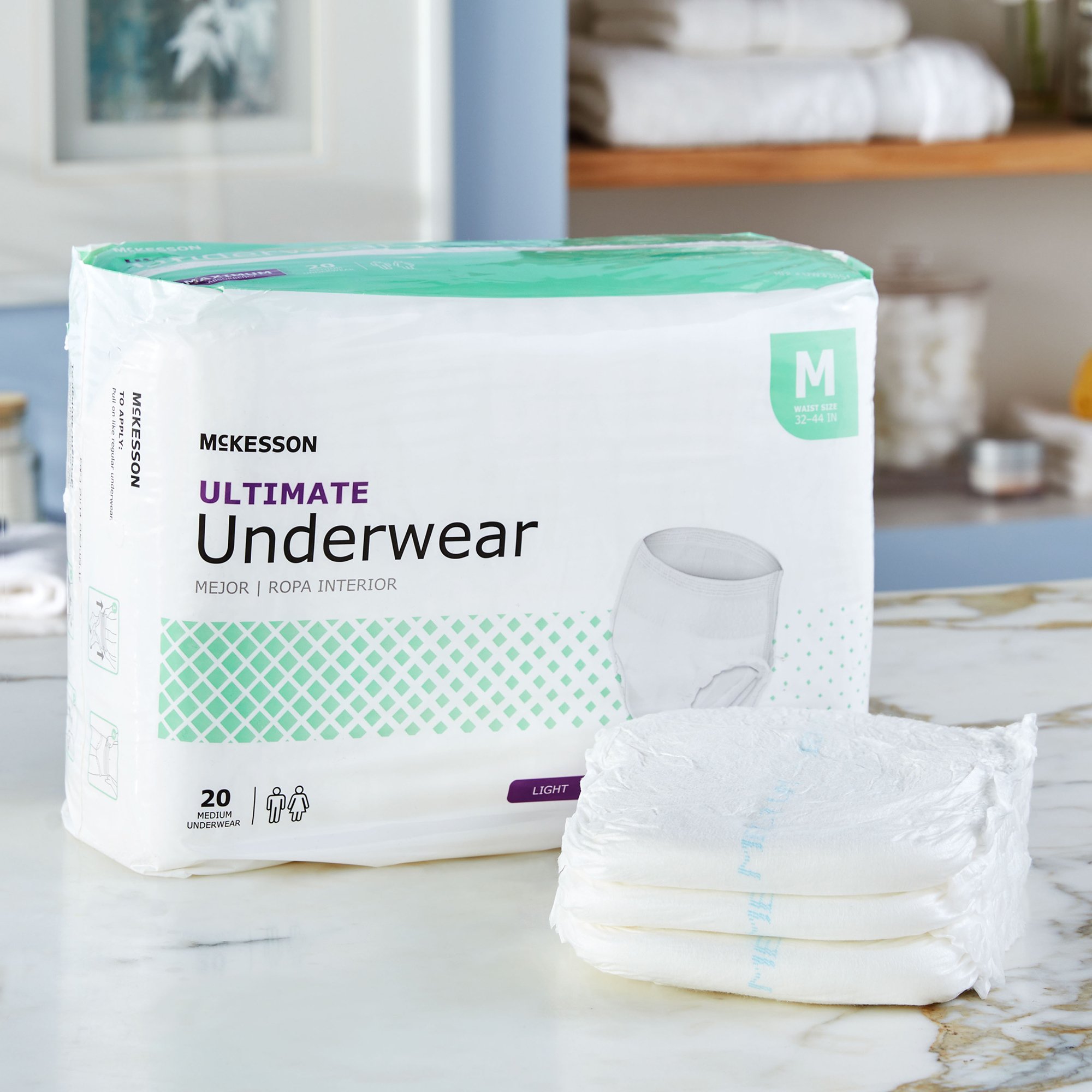 McKesson Ultimate Heavy Absorbency Incontinence Underwear, Medium - Image 8