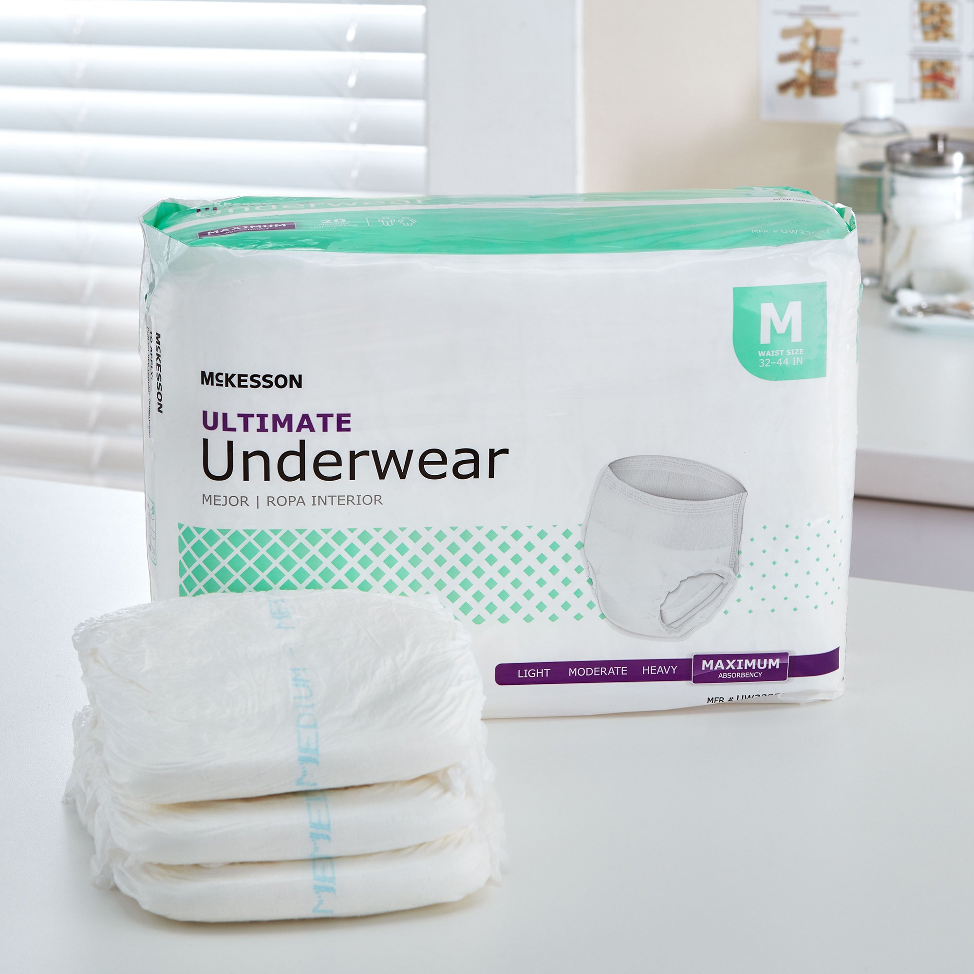 McKesson Ultimate Heavy Absorbency Incontinence Underwear, Medium - Image 9