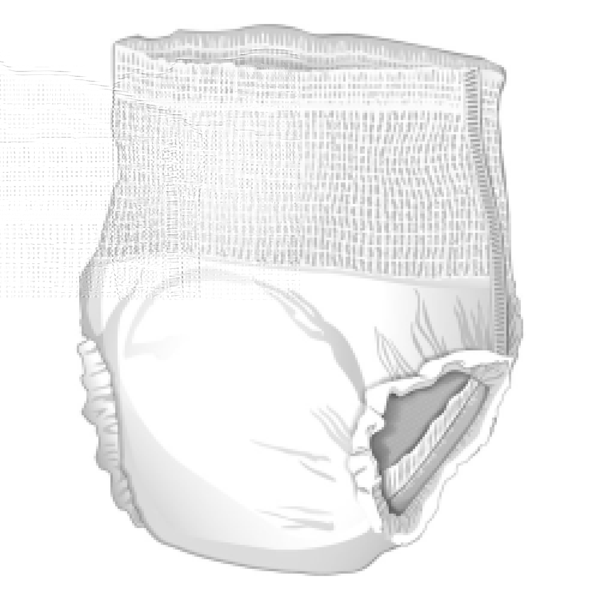 McKesson Ultra Heavy Absorbent Underwear, Small - Image 2