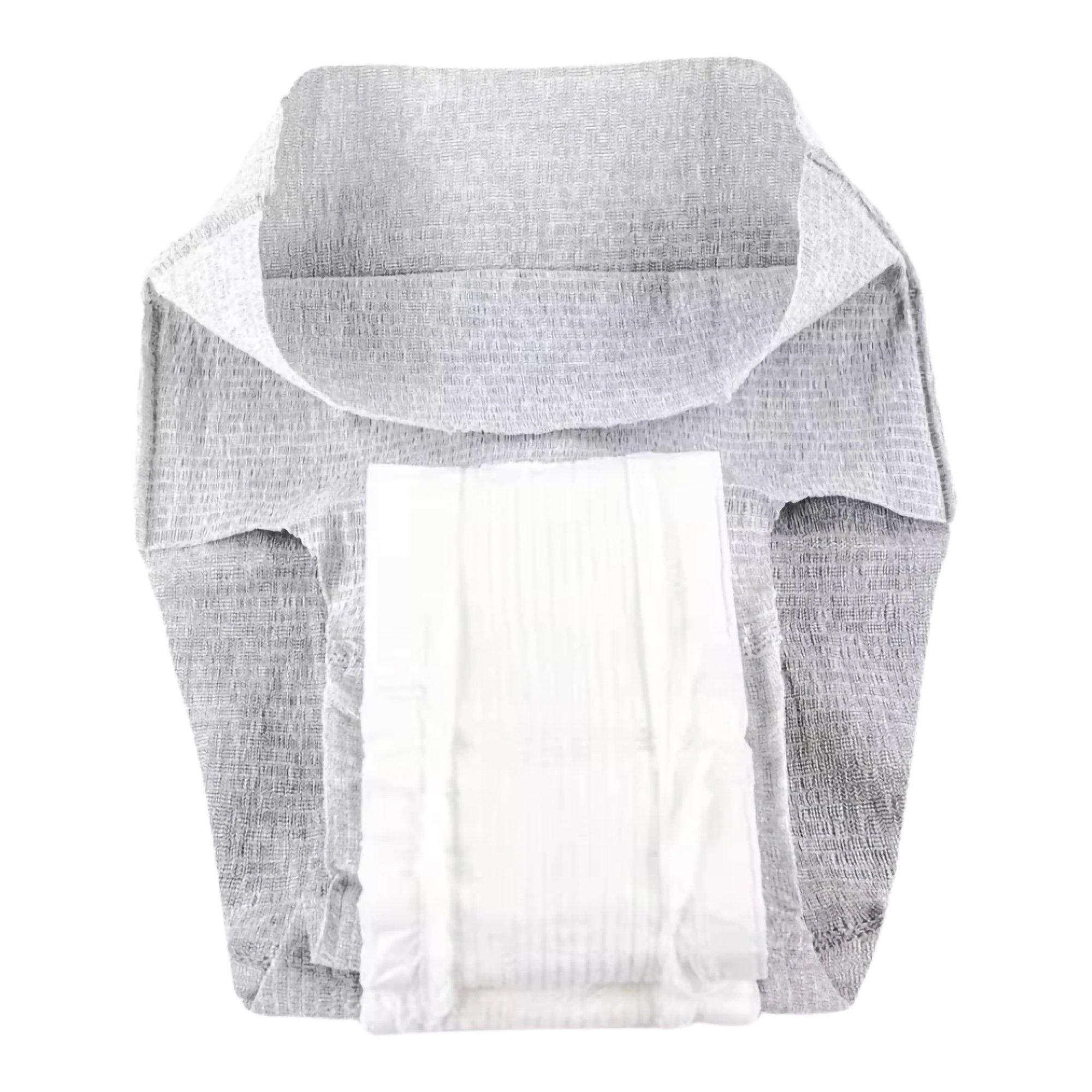 Nexwear Men's Pull-On Absorbent Underwear, Large, Gray - Image 6