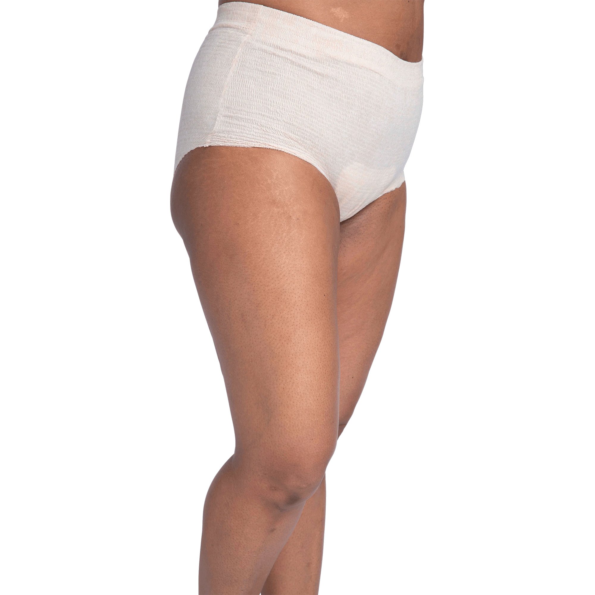 Nexwear Women's Pull-On Absorbent Underwear, Large, Tan - Image 2