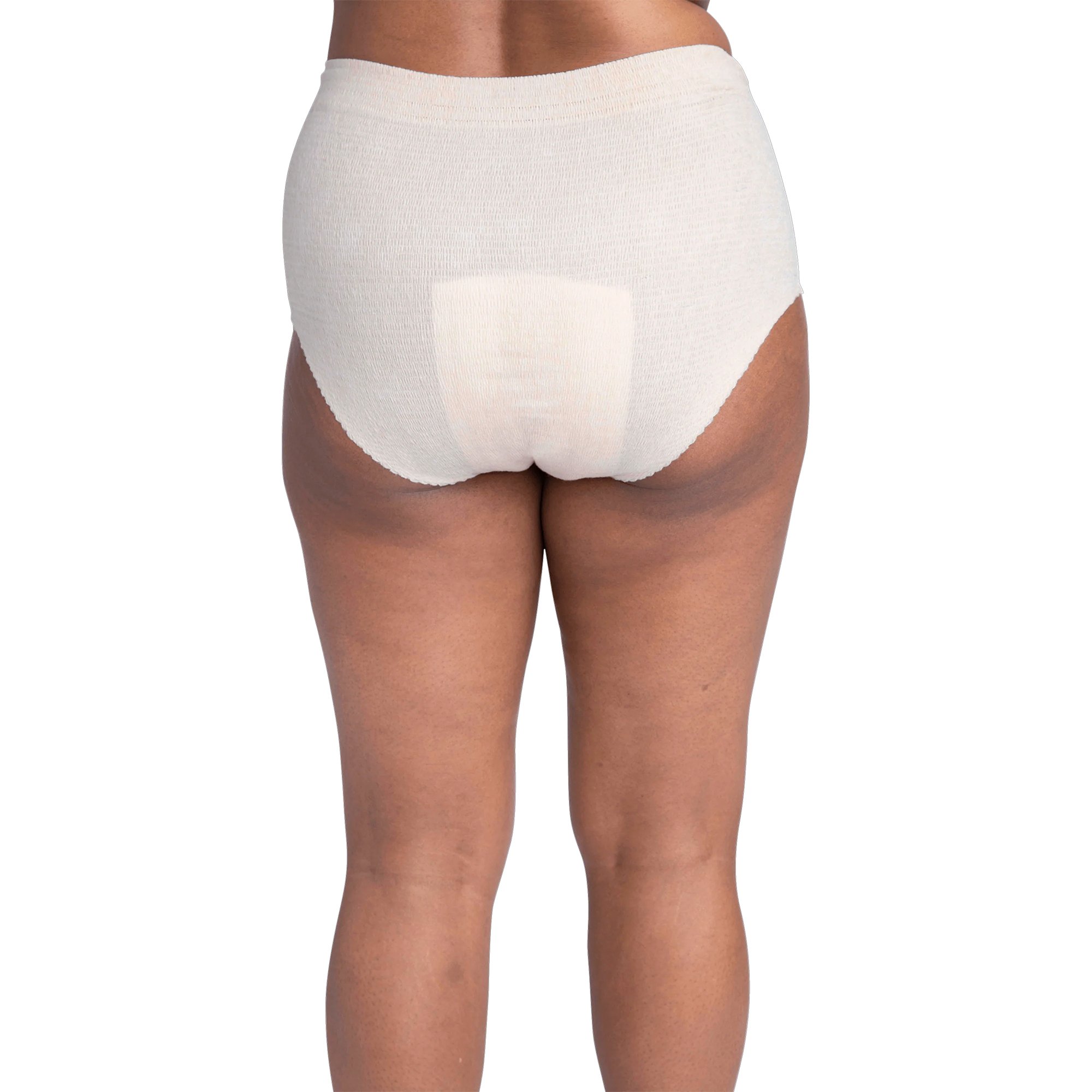 Nexwear Women's Pull-On Absorbent Underwear, Large, Tan - Image 3