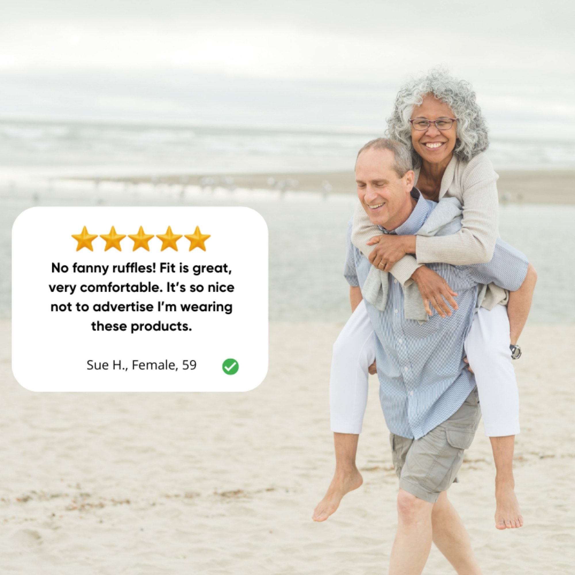 Nexwear Women's Pull-On Absorbent Underwear, Small/Medium, Tan - Image 6