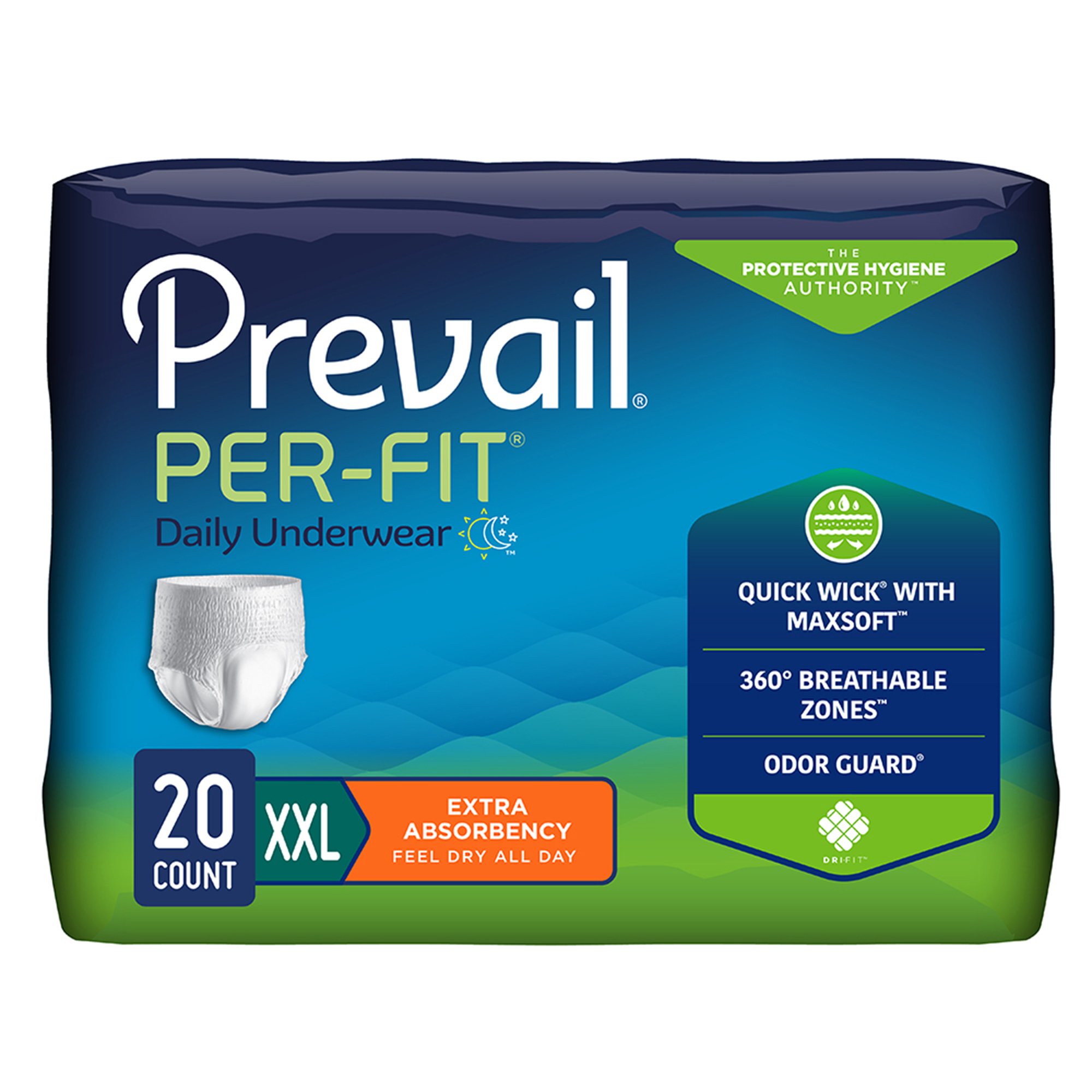 Prevail Per-Fit® Daily Underwear, 2X-Large - Image 3