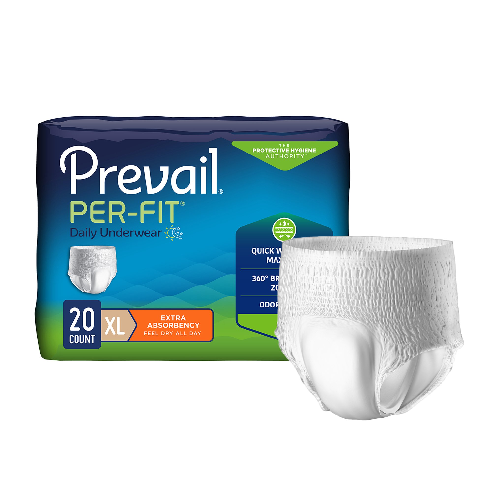 Prevail Per-Fit® Daily Underwear, X-Large