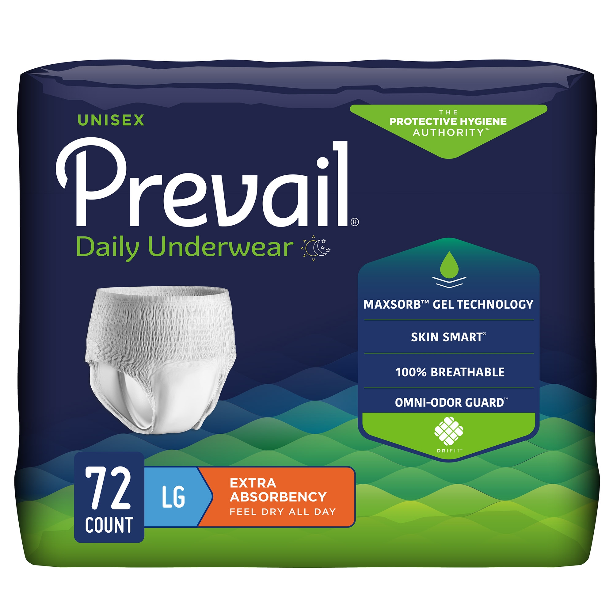 Prevail® Daily Underwear Extra Absorbent Underwear, Large - Image 2