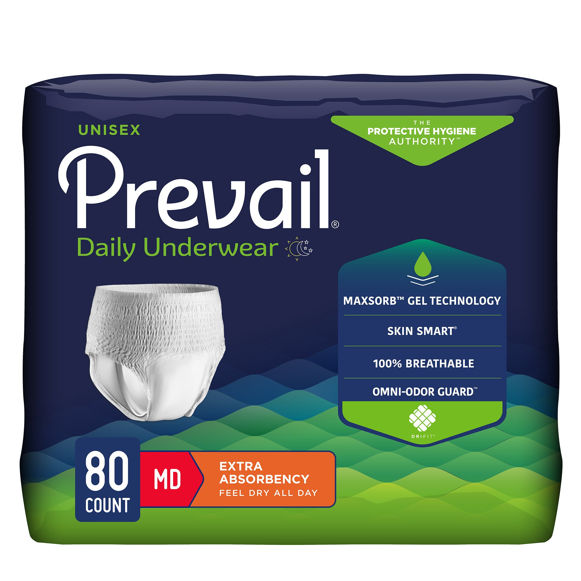 Prevail® Daily Underwear Extra Absorbent Underwear, Medium - Image 2