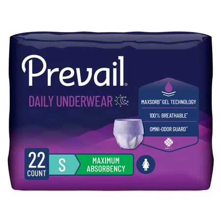 Prevail® Daily Underwear Maximum Absorbent Underwear, Small
