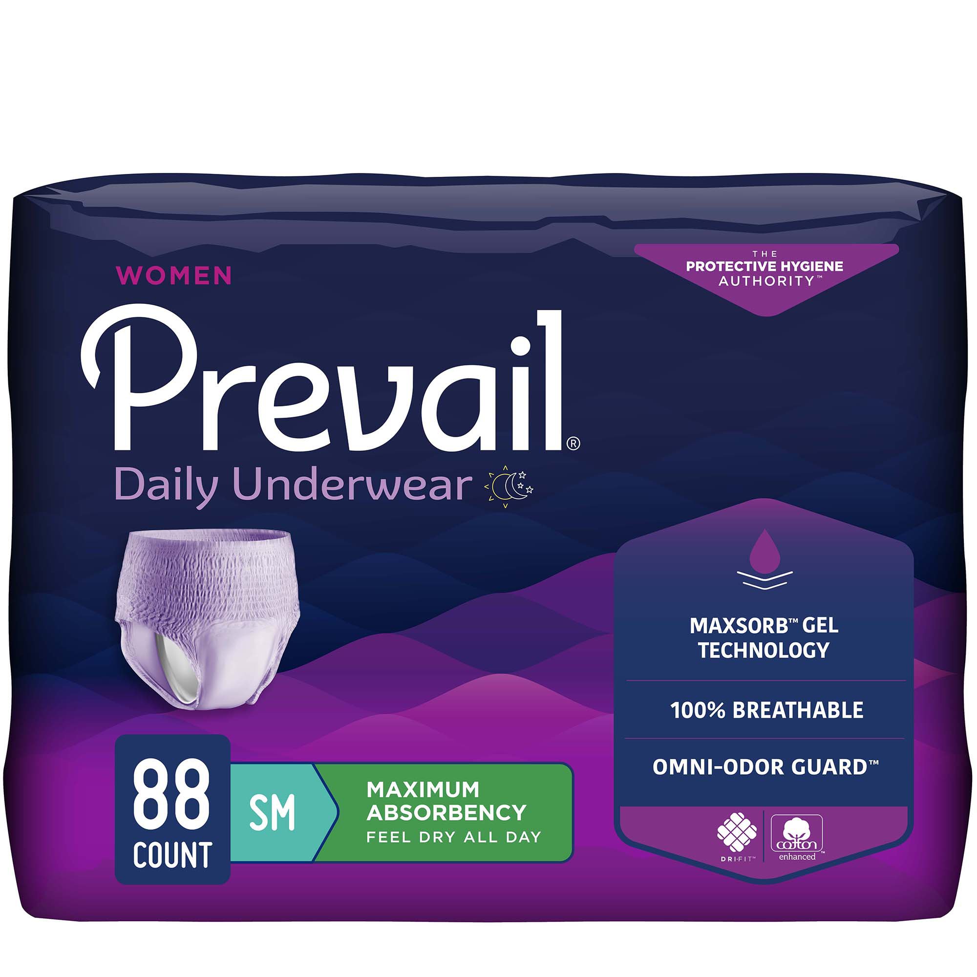 Prevail® Daily Underwear Maximum Absorbent Underwear, Small - Image 2