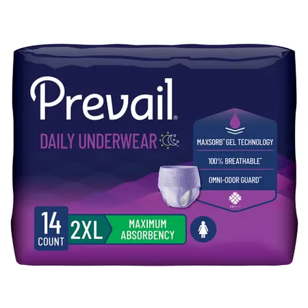 Prevail® for Women Daily Absorbent Underwear, 2X-Large
