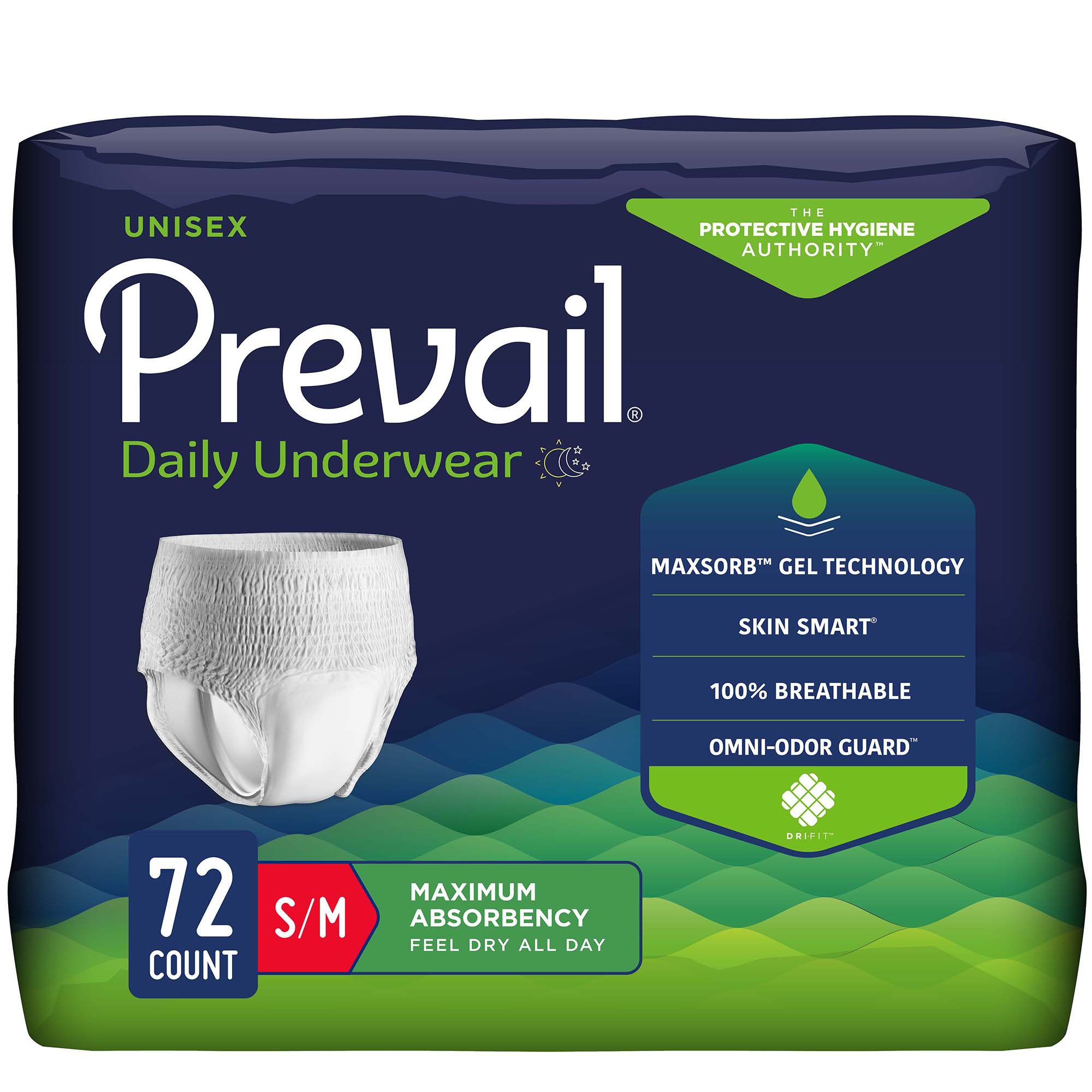 Prevail® Maximum Absorbent Underwear, Small / Medium - Image 2
