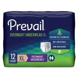 Prevail® Overnight Absorbent Underwear, Extra Large