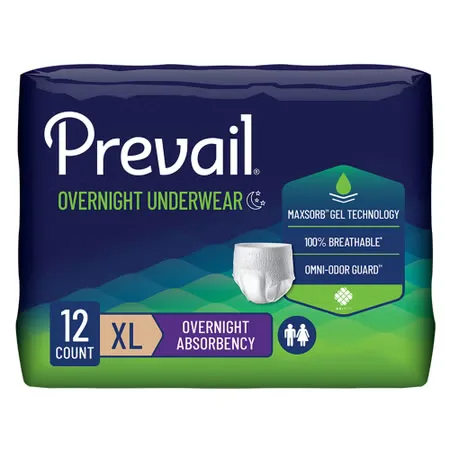 Prevail® Overnight Absorbent Underwear, Extra Large