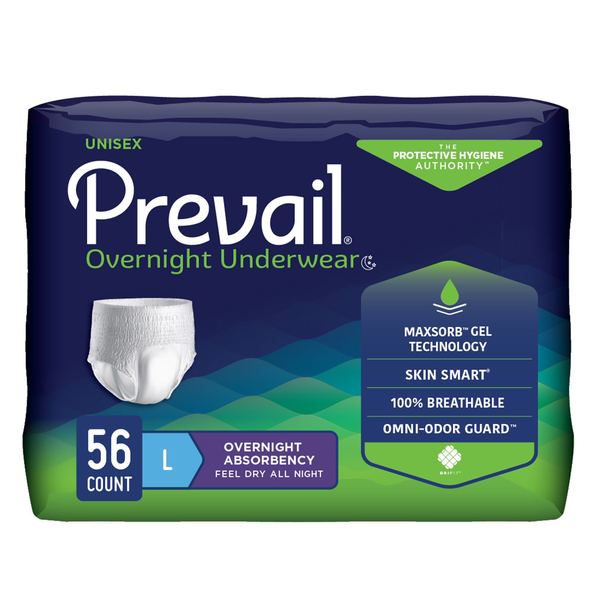Prevail® Overnight Absorbent Underwear, Large - Image 2
