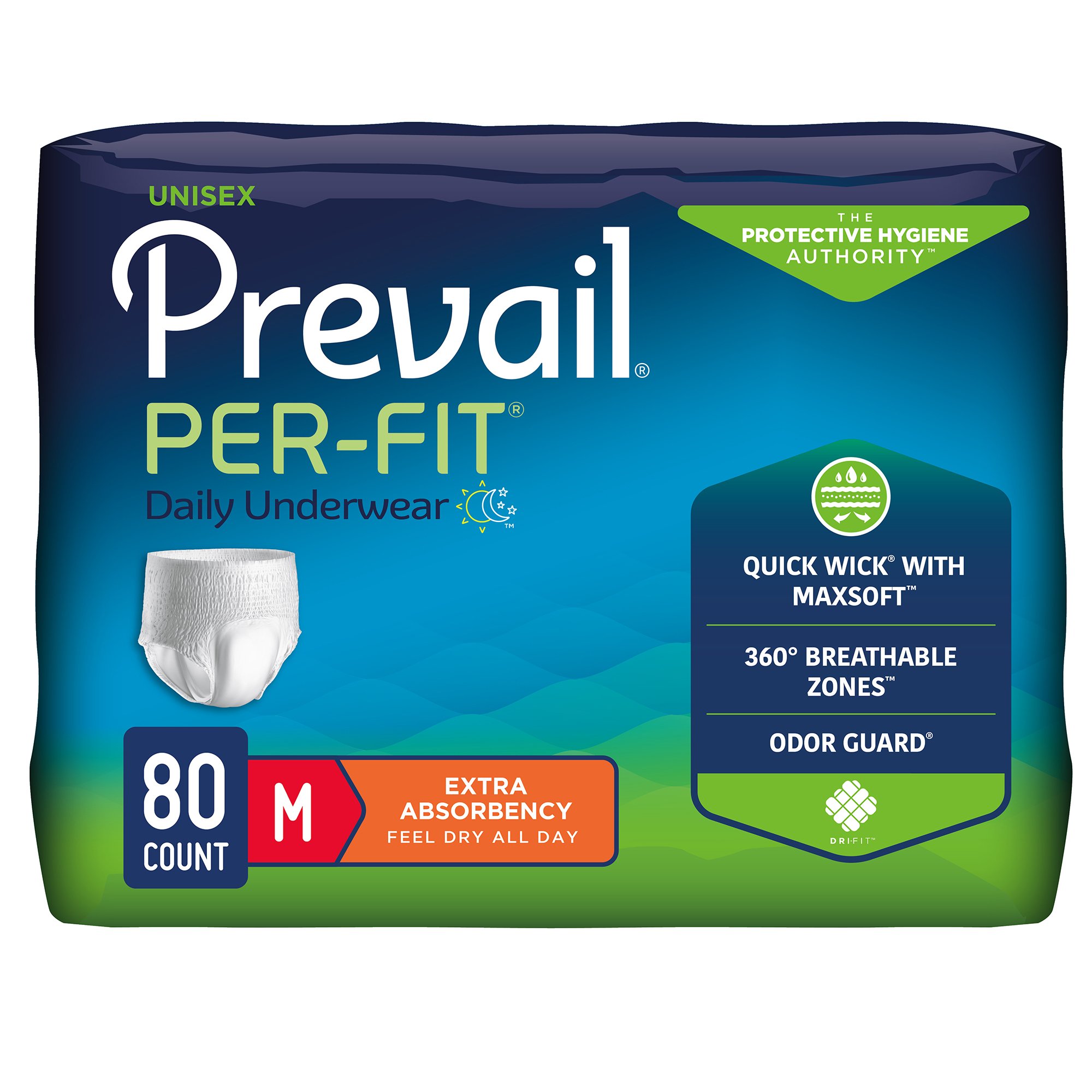 Prevail® Per-Fit® Extra Absorbent Underwear, Medium - Image 2