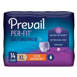 Prevail® Per-Fit® Women Extra Absorbent Underwear, Extra Large