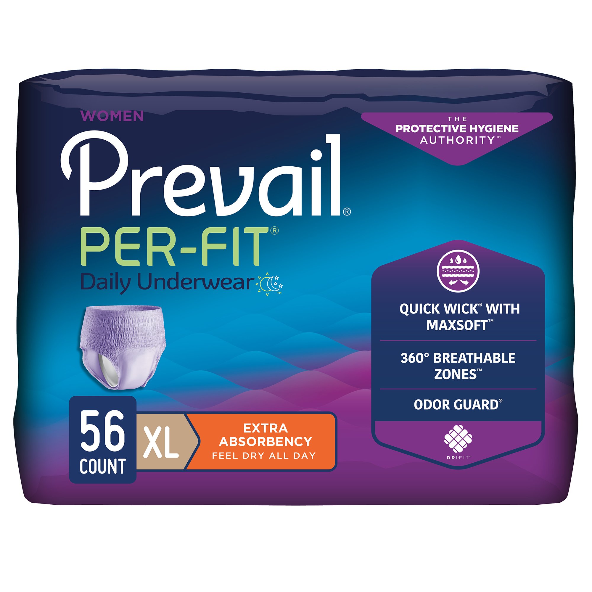 Prevail® Per-Fit® Women Extra Absorbent Underwear, Extra Large - Image 2
