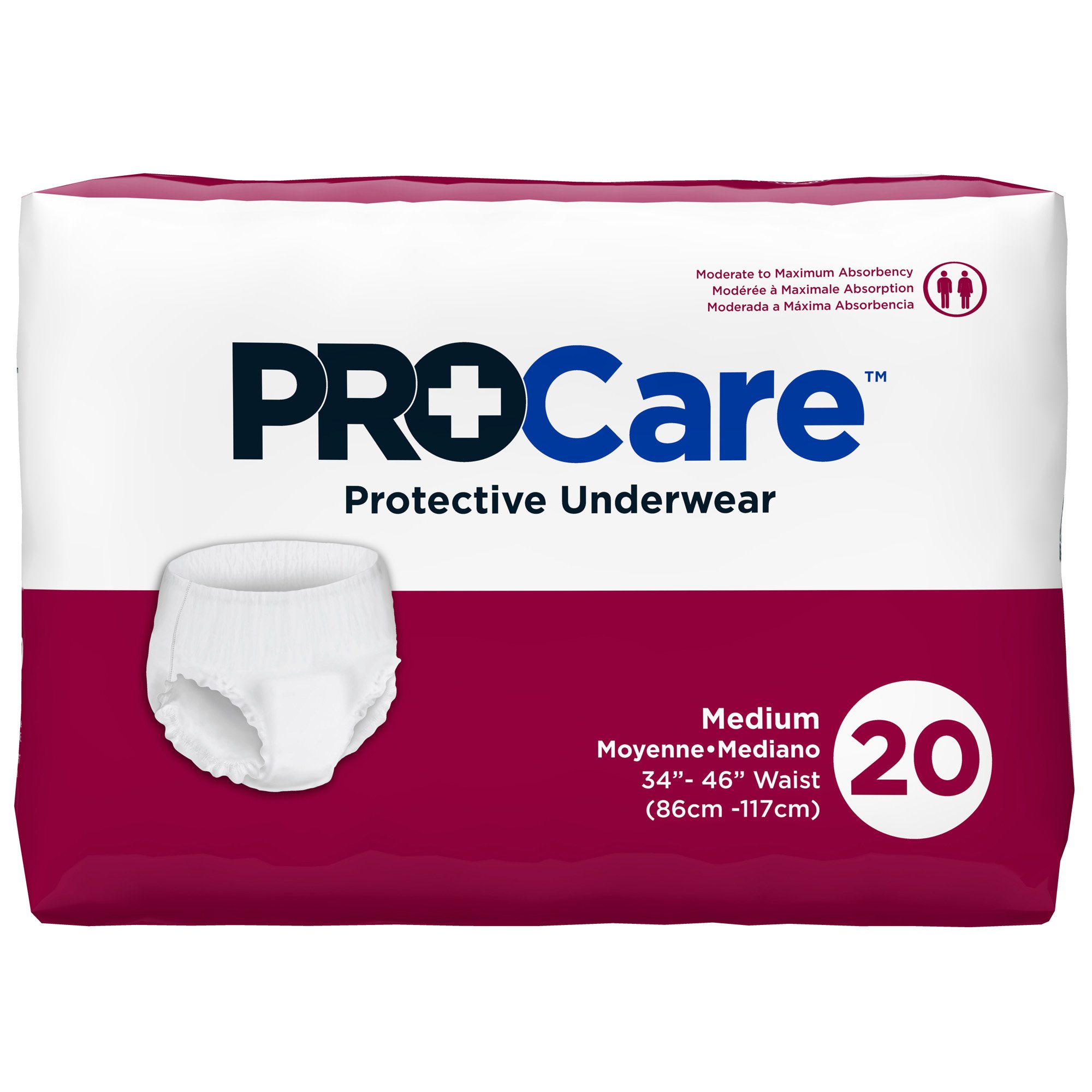 ProCare™ Moderate to Maximum Absorbent Underwear, Medium - Image 3