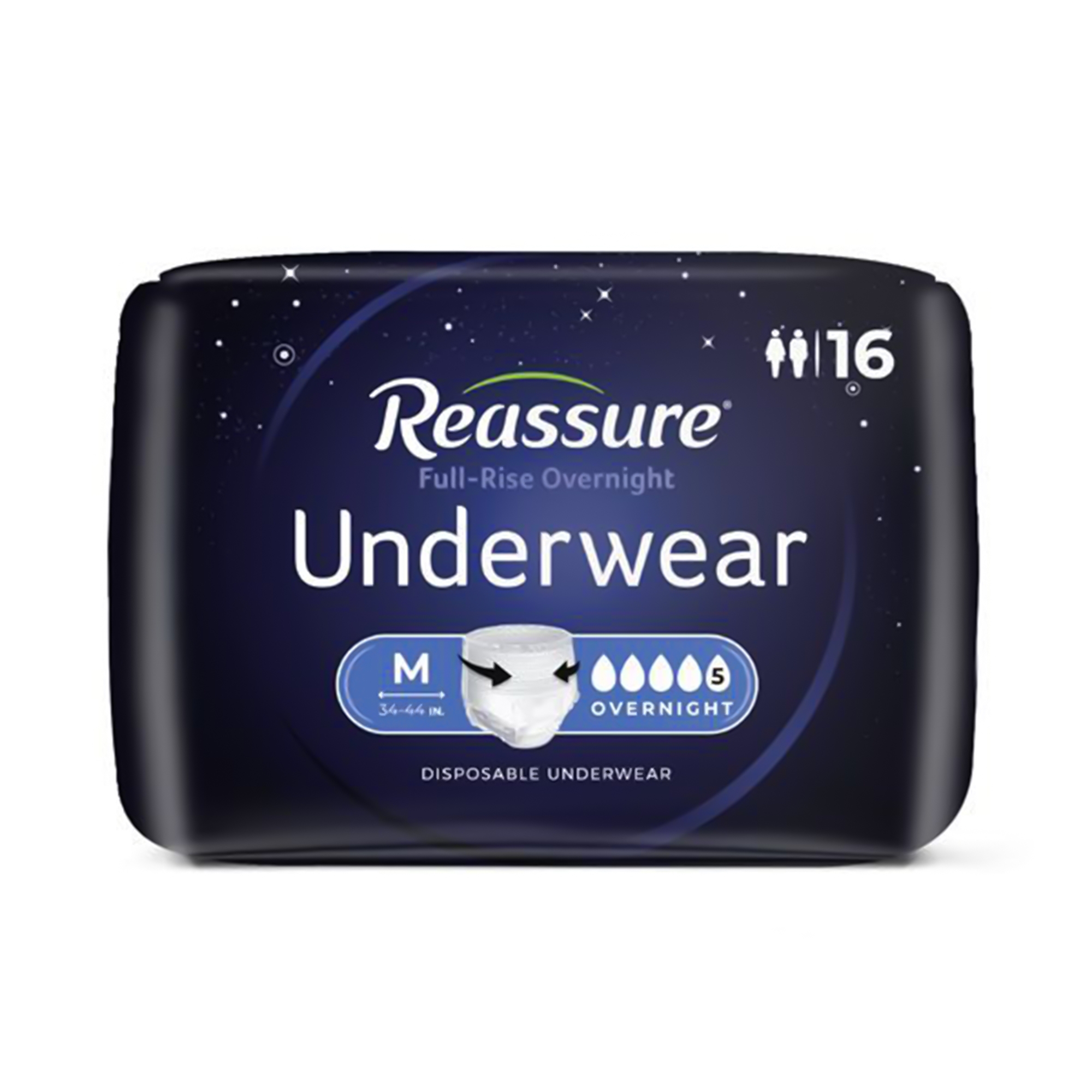 Reassure® Full-Rise Overnight Absorbent Underwear - Image 3