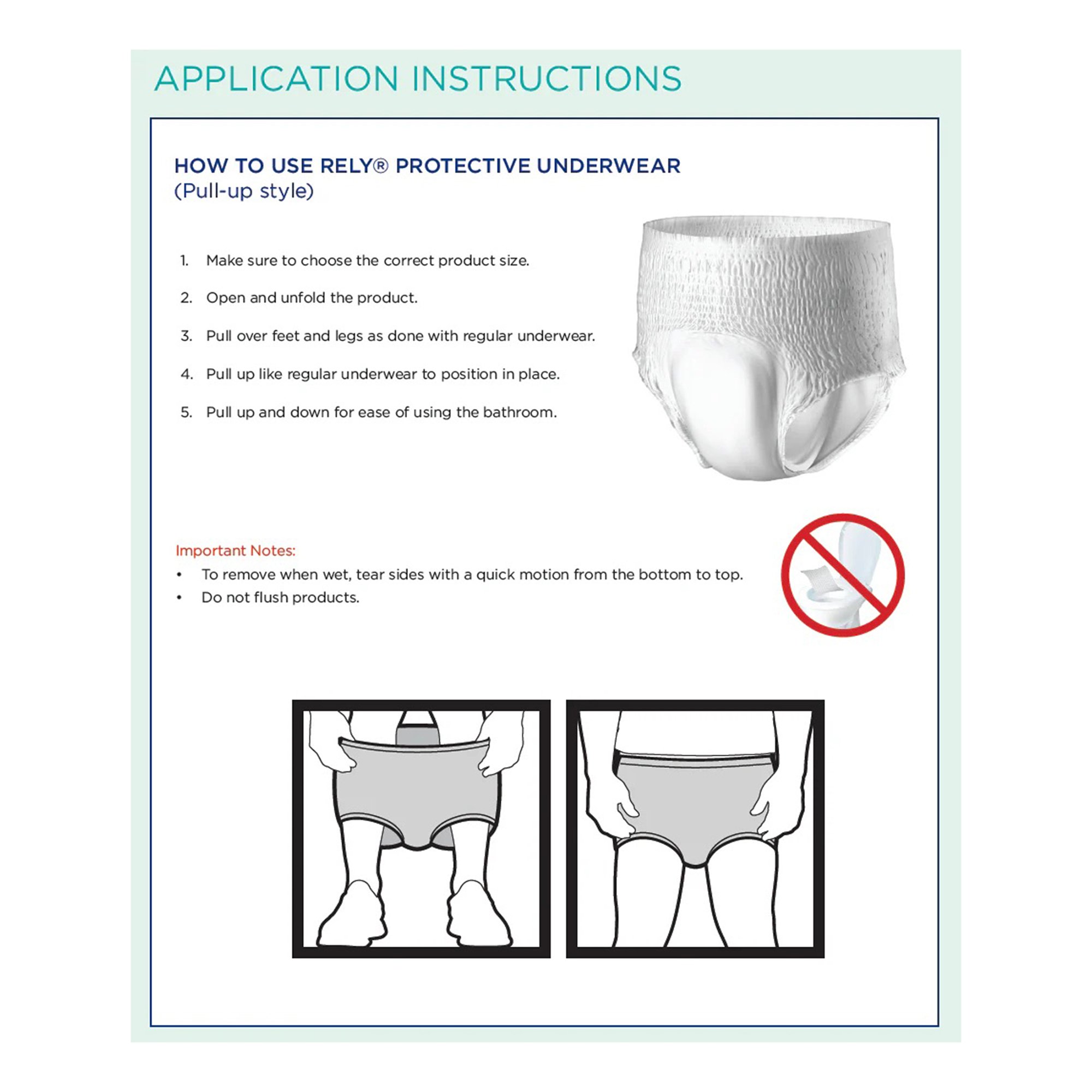 Rely® Maximum Absorbent Underwear - Image 5