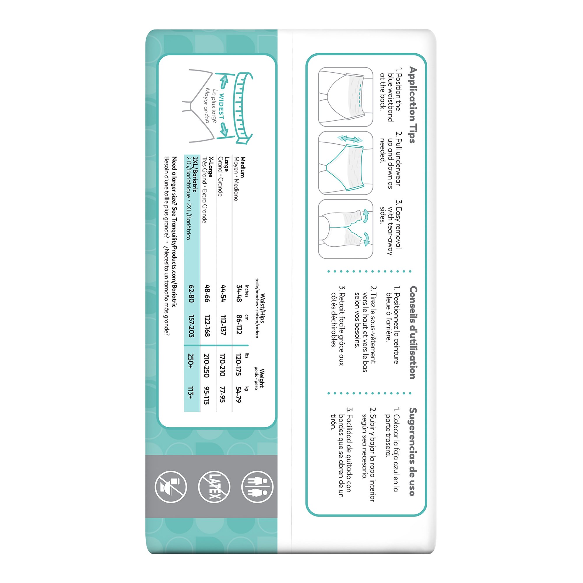 Select® Heavy Protection Absorbent Underwear, Extra Extra Large - Image 4